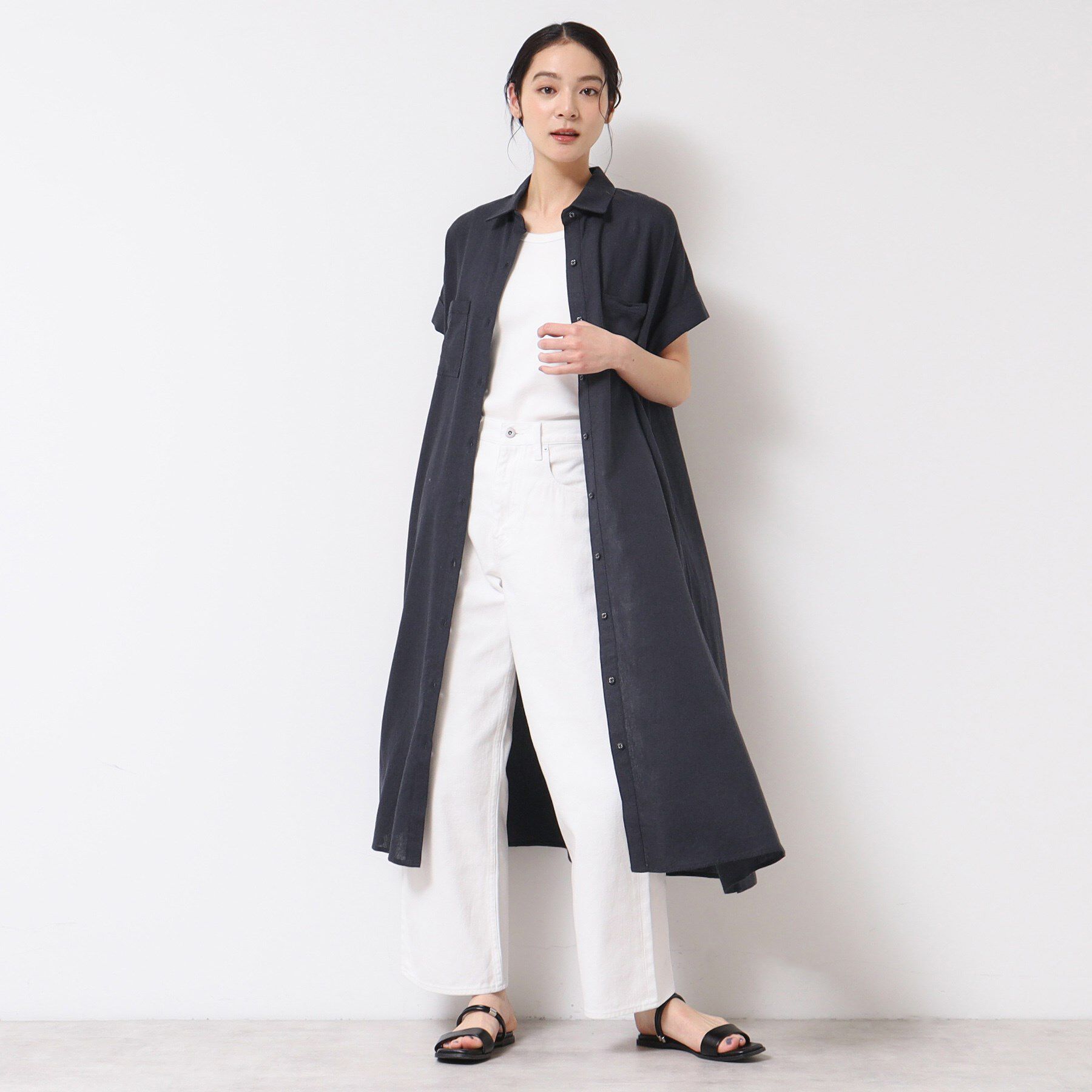 Dessin「【洗える】シャツワンピース（S～L）」|ワンピース|