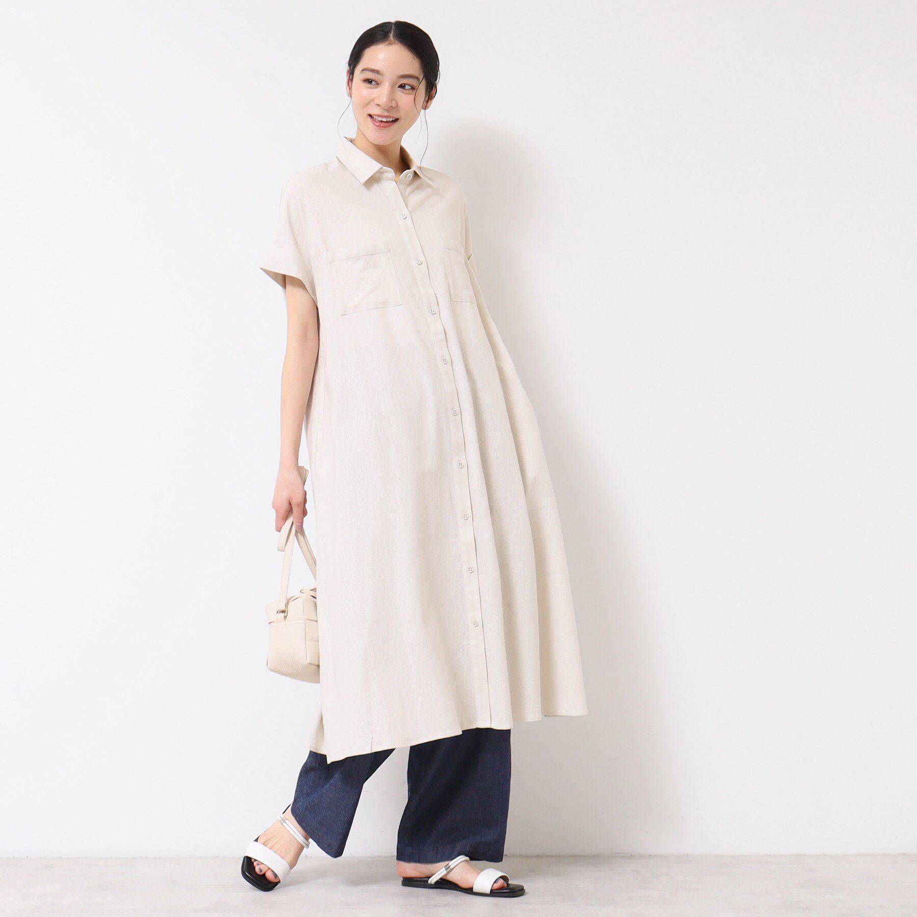 Dessin「【洗える】シャツワンピース（S～L）」|ワンピース|