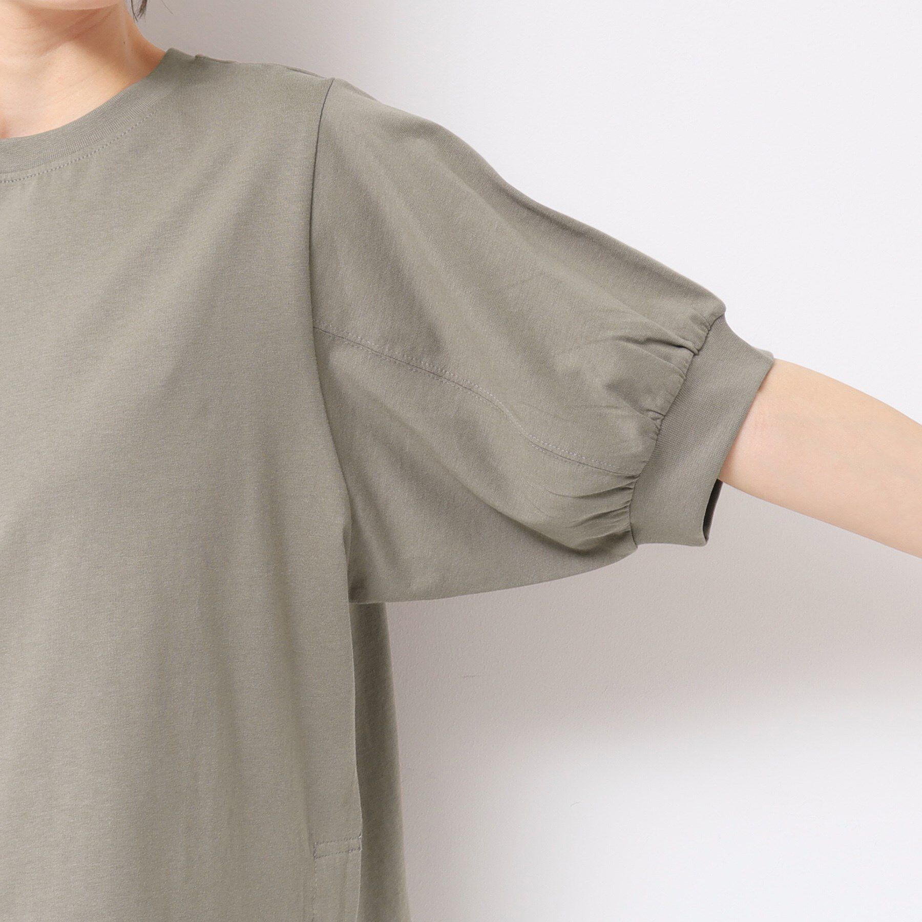 Dessin「【洗える】パフスリーブカットソー（XS～L）」|Tシャツ・カットソー|