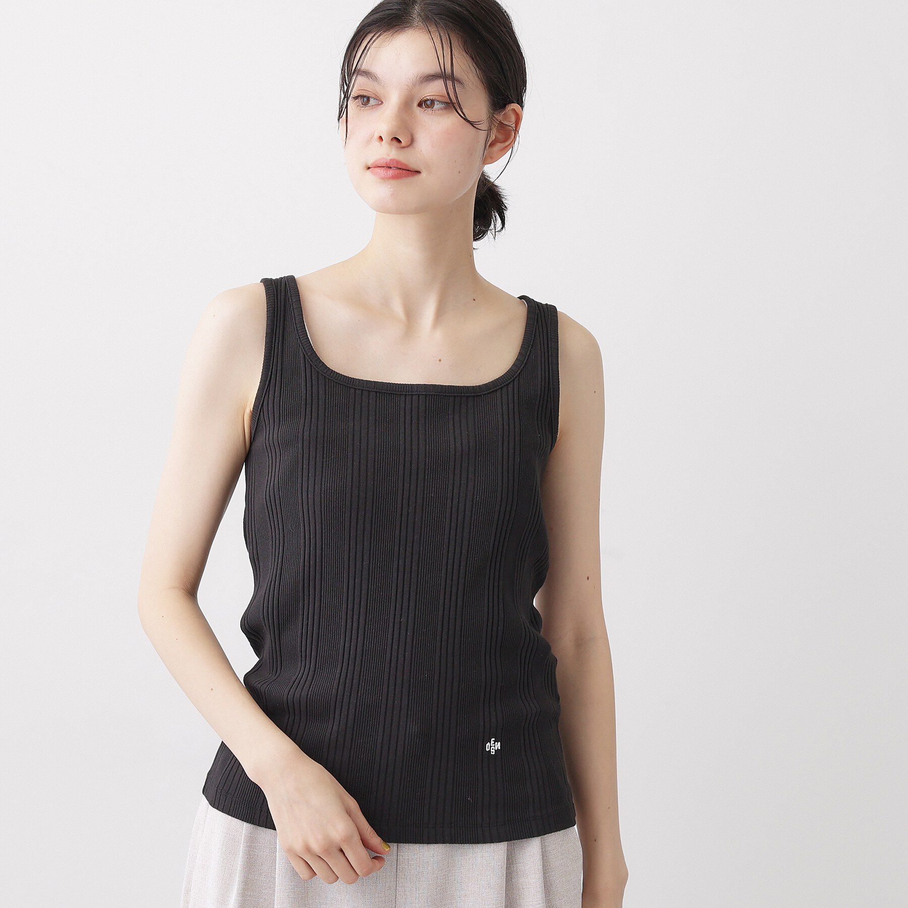 Dessin「フライススクエアタンクトップ」|キャミソール|