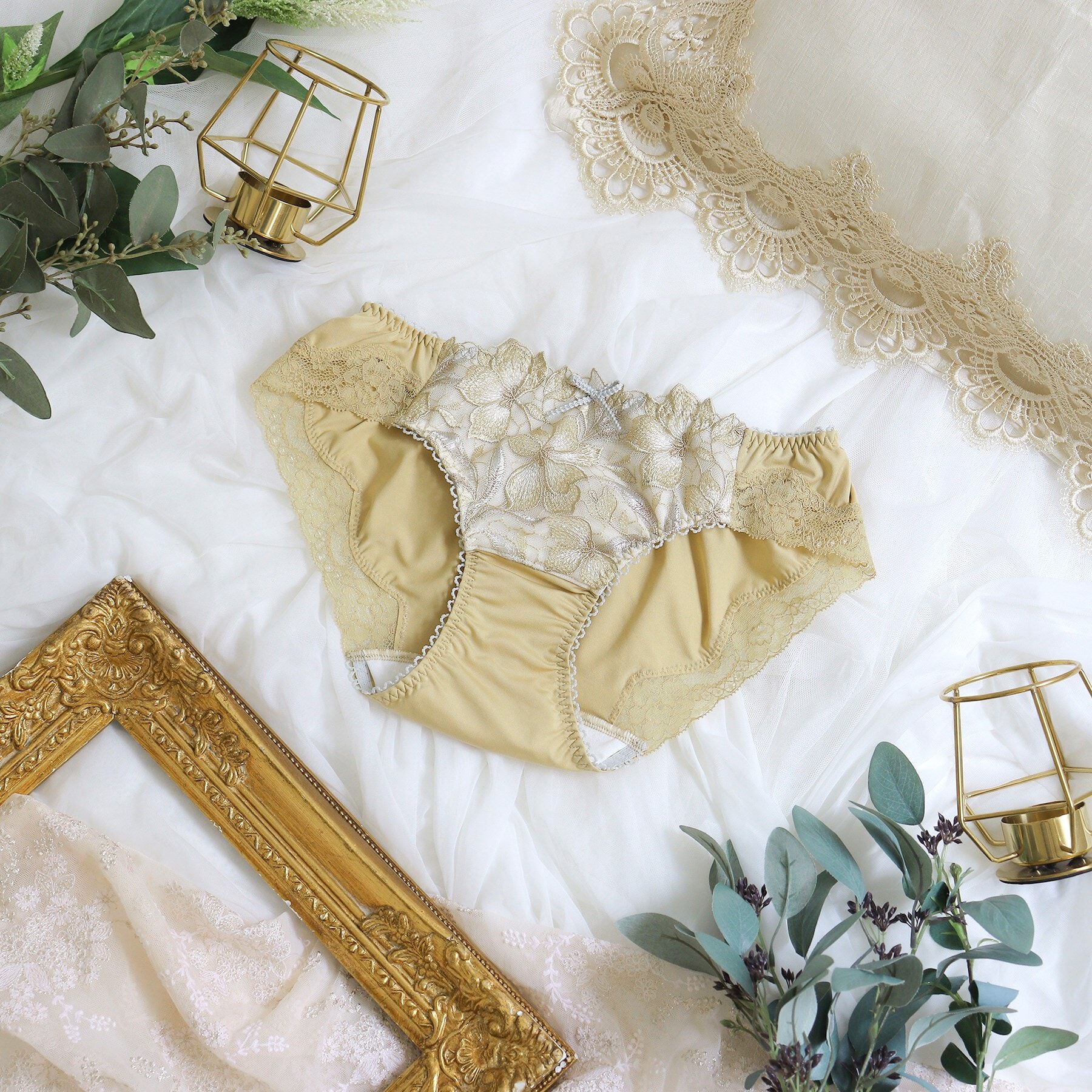 Risa Magli「ケリー サニタリーショーツ」|インナー|マスタード(033)