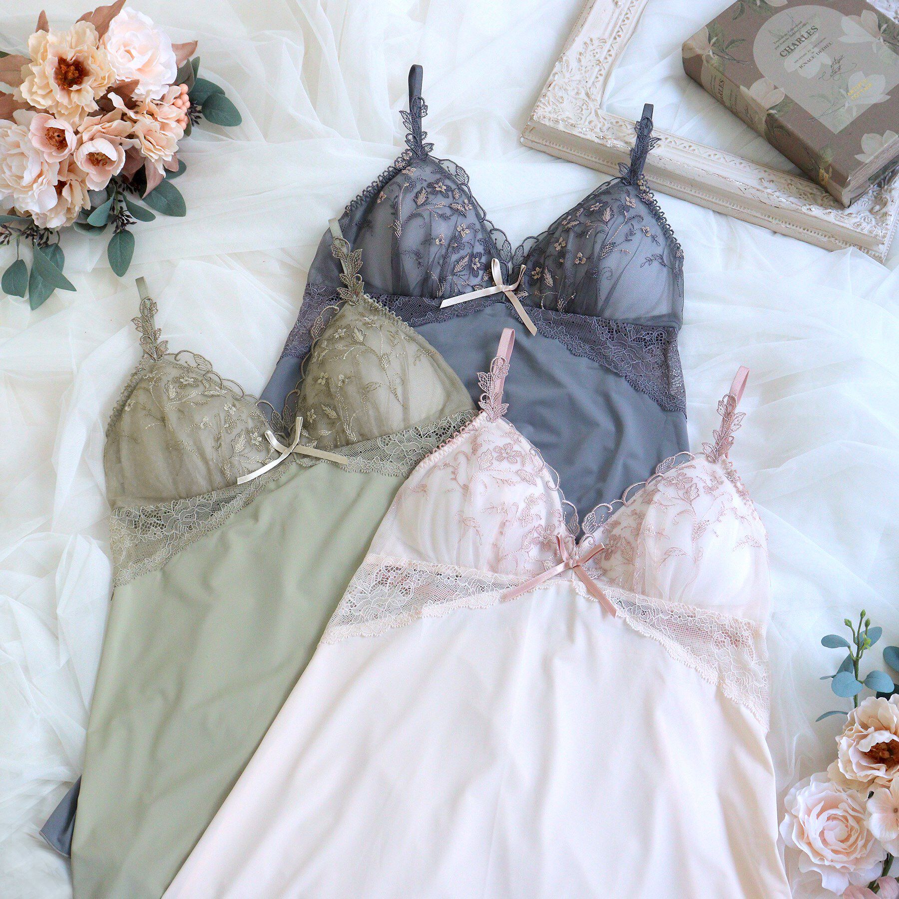 Risa Magli「ボーナ カップ付スリップ」|キャミソール|