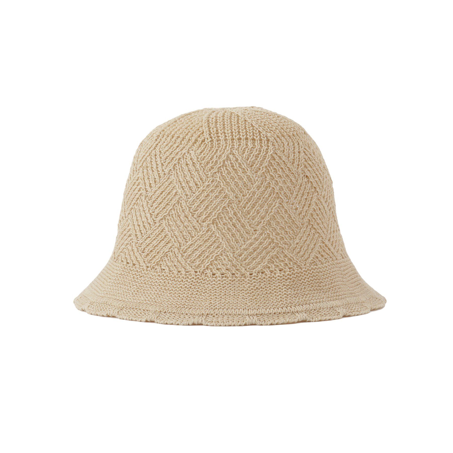 ITS&rsquo;DEMO「【手洗い可】麻混クロス編みハット」|ハット|