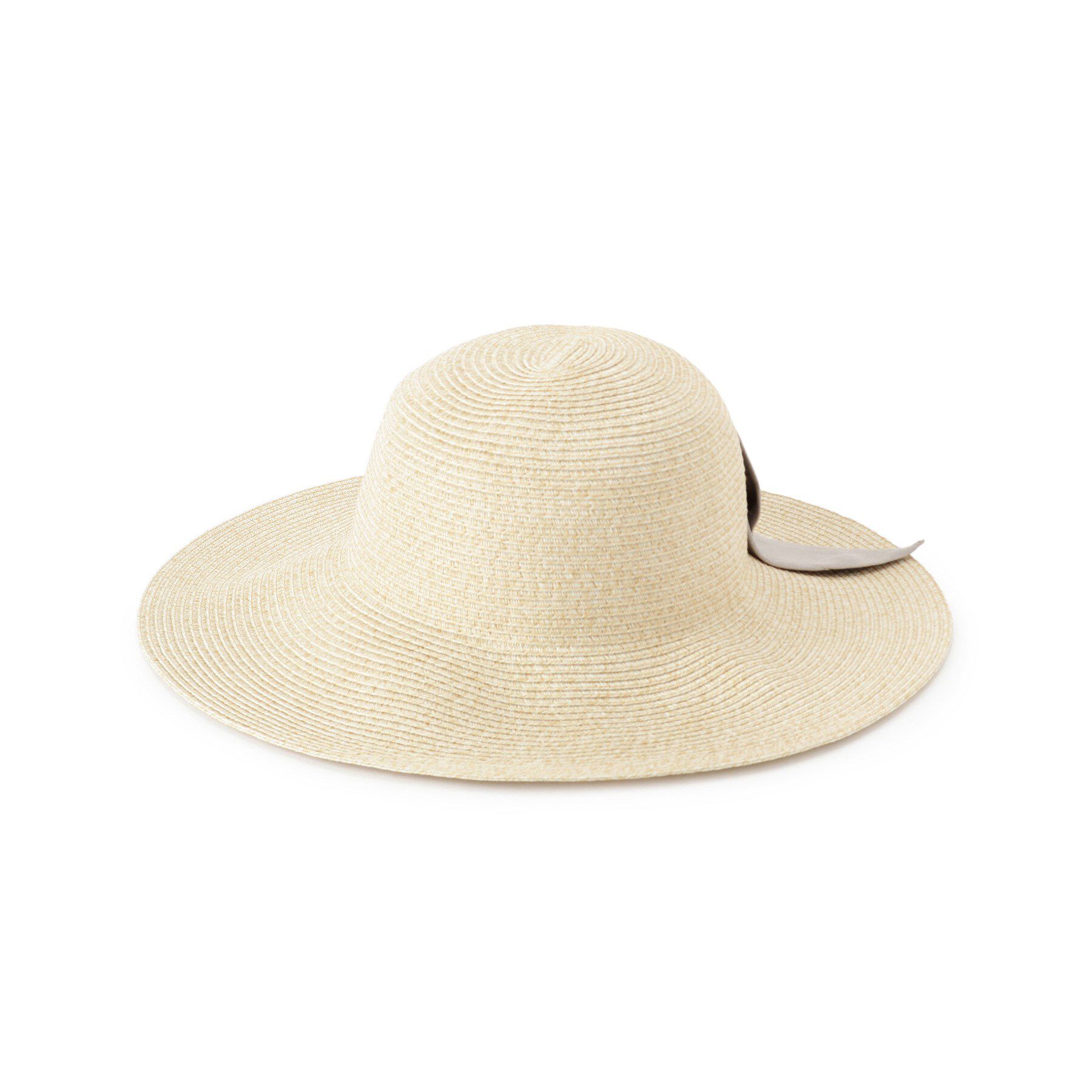 ITS&rsquo;DEMO「【畳める／サイズ調整可／手洗い可】コンパクトリボンハット」|ハット|グレー(412)