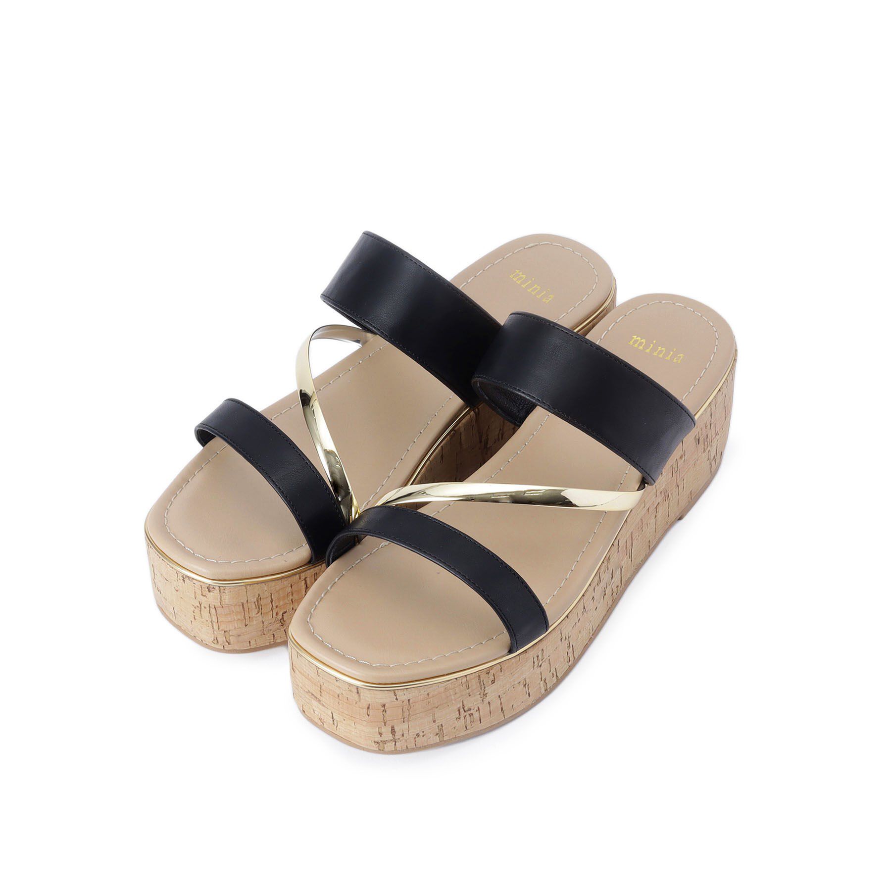 ITS&rsquo;DEMO「【M・L展開】厚底サンダル」|サンダル|ブラック(019)