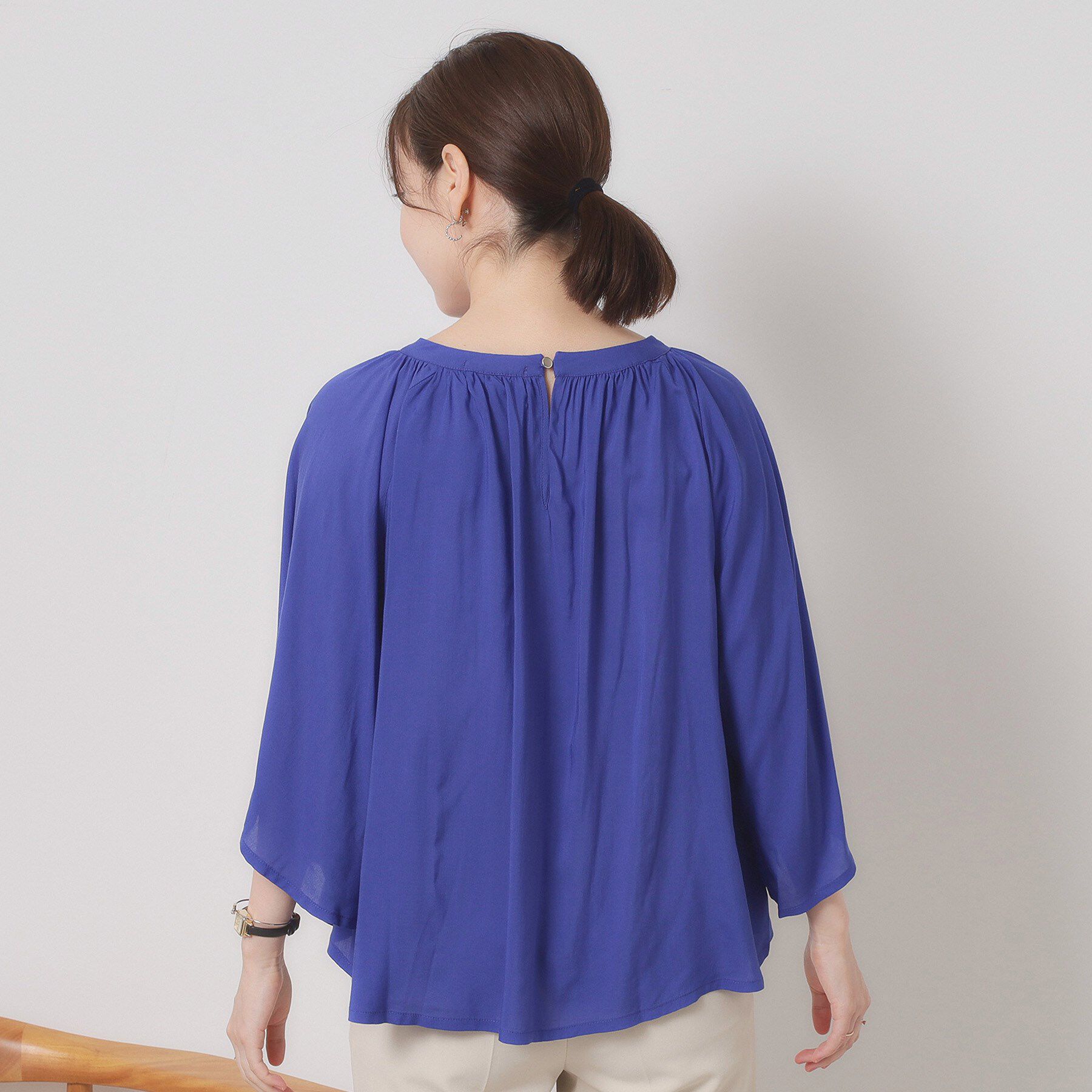 ITS&rsquo;DEMO「【手洗い可】フレア袖ブラウス」|シャツ・ブラウス|