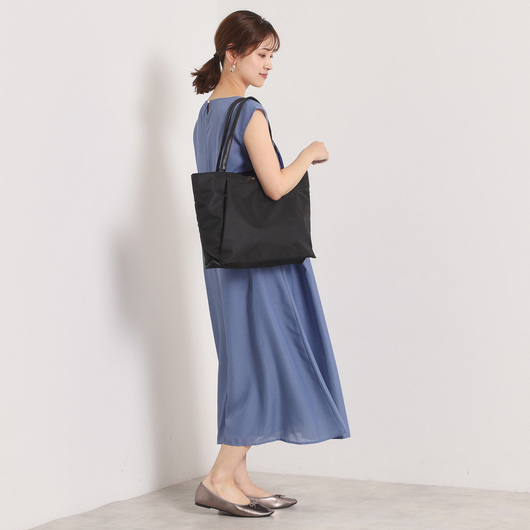 ITS&rsquo;DEMO「【12ポケット／PC対応】合皮コンビA4トート」|トートバッグ|