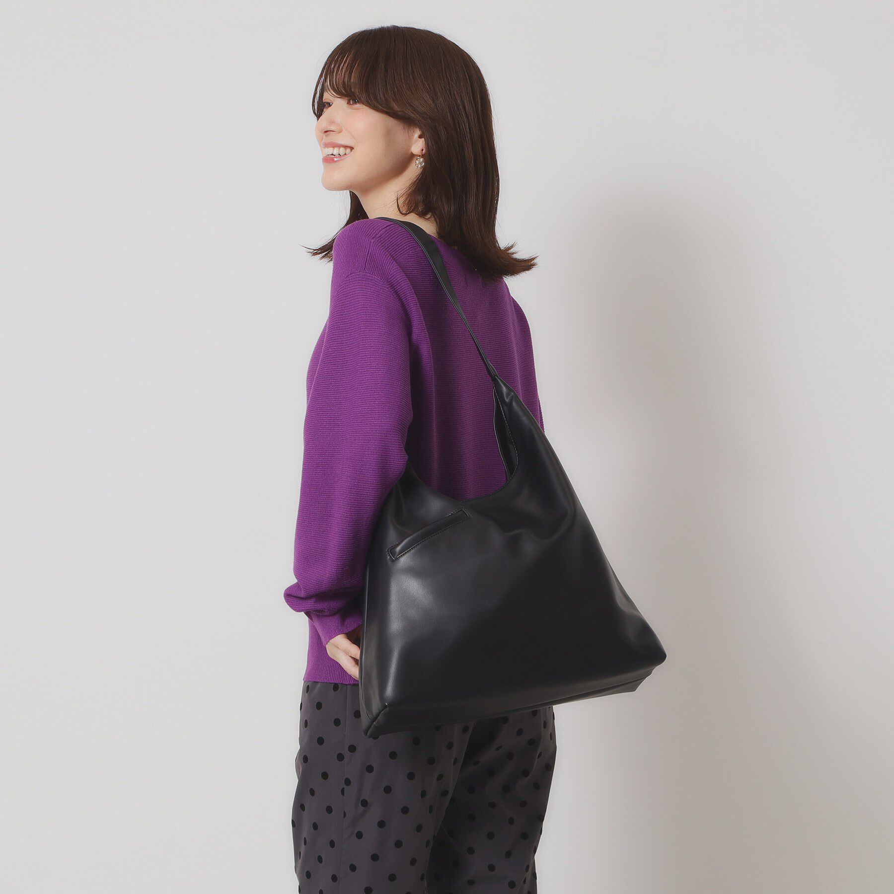 ITS&rsquo;DEMO「【A4対応】PUワンショル」|ショルダー・メッセンジャー|