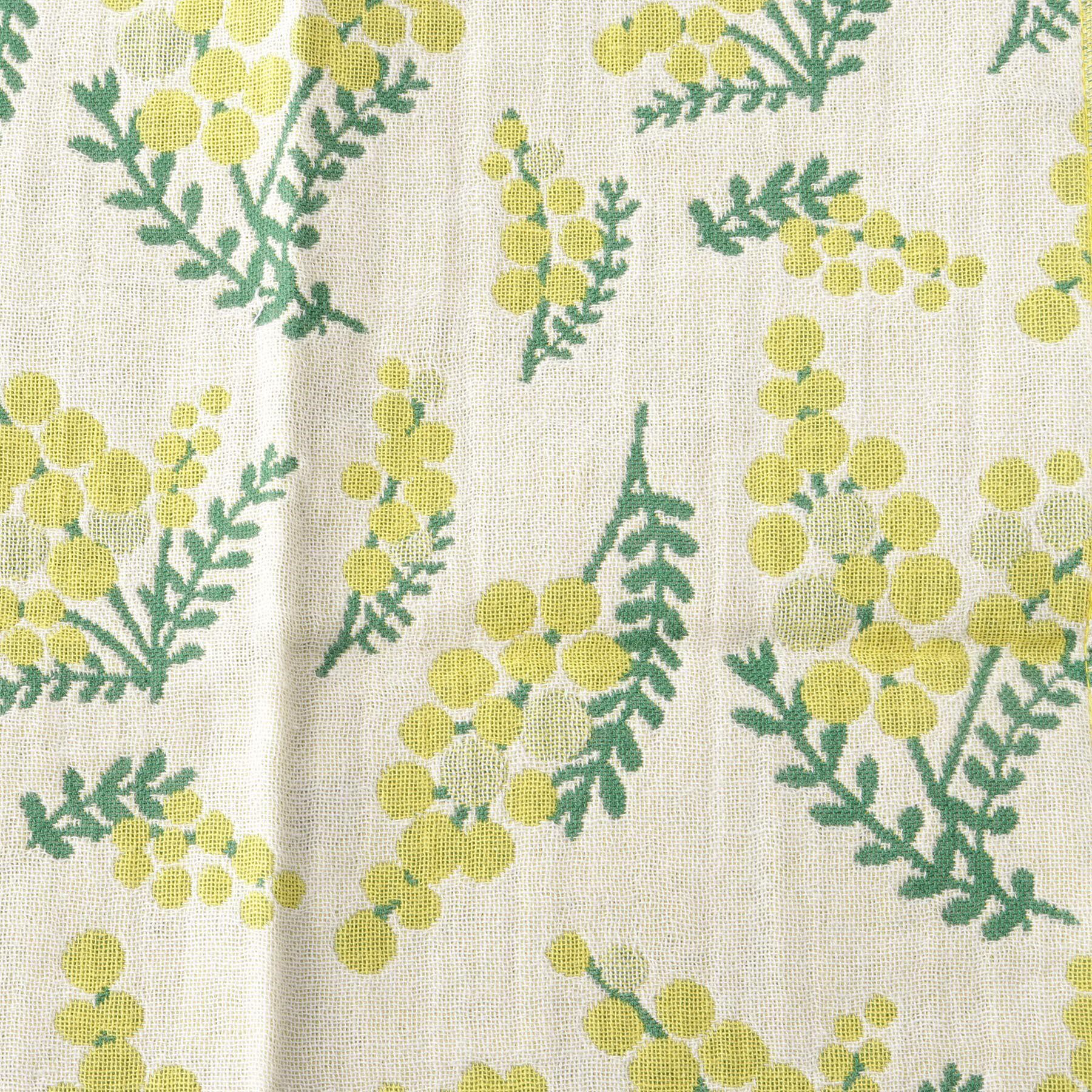 212 KITCHEN STORE「3重ガーゼハンカチ ミモザ」|ハンカチ|