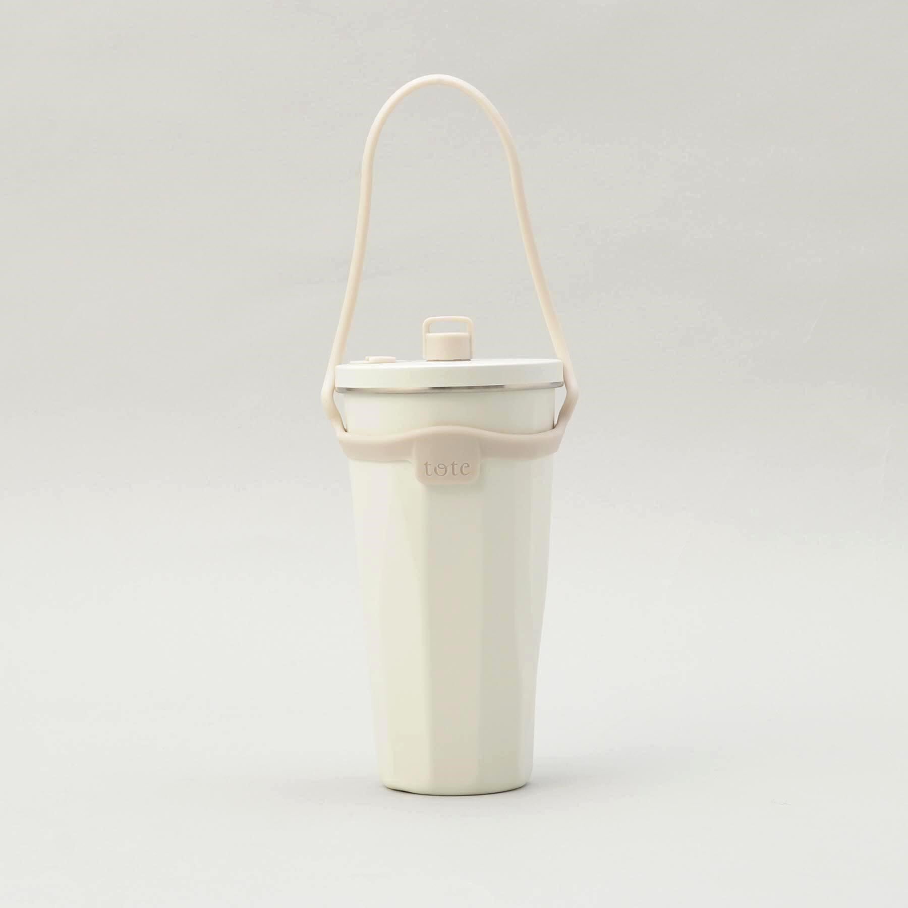 212 KITCHEN STORE「トート ストロー付2wayタンブラー470ml WH」|食器・キッチングッズ|