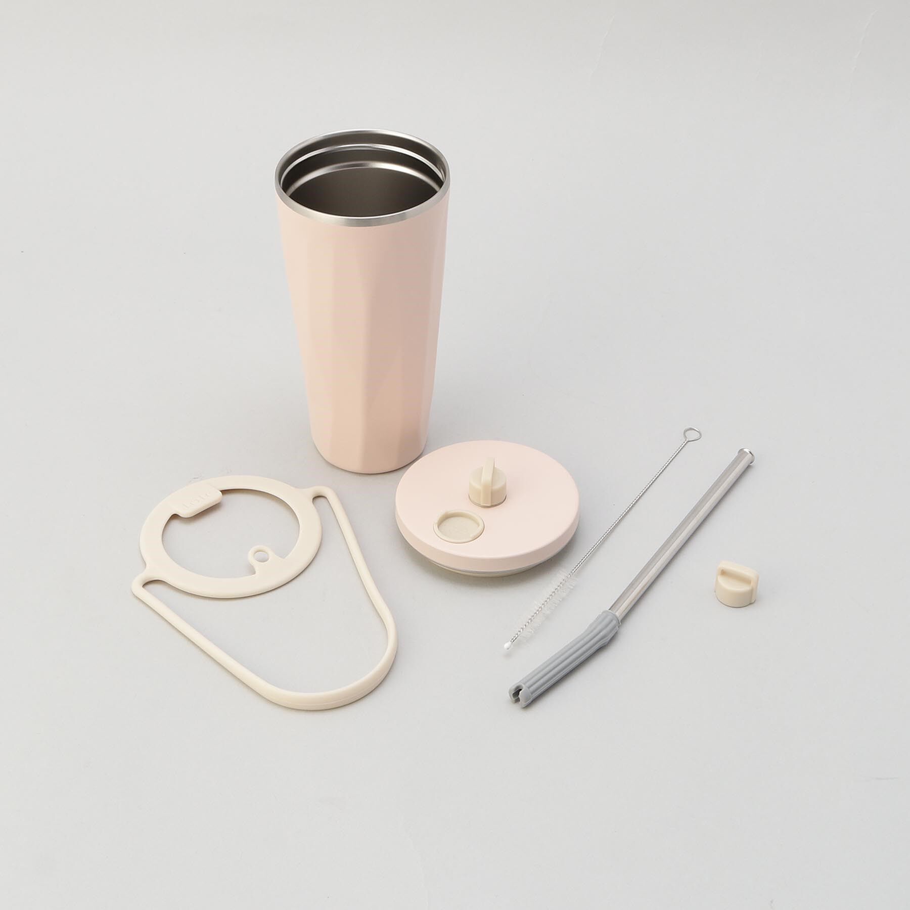 212 KITCHEN STORE「トート ストロー付2wayタンブラー470ml PK」|食器・キッチングッズ|