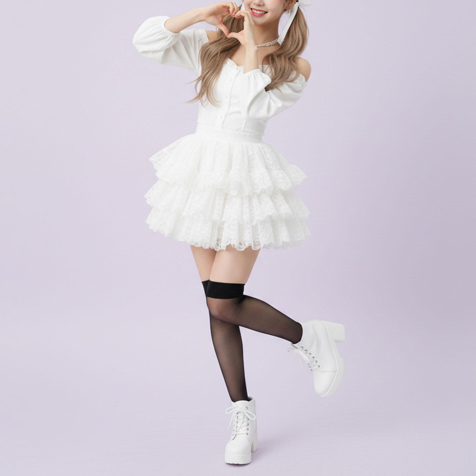 csT&P「一体厚底レースアップブーツ」|ショートブーツ|