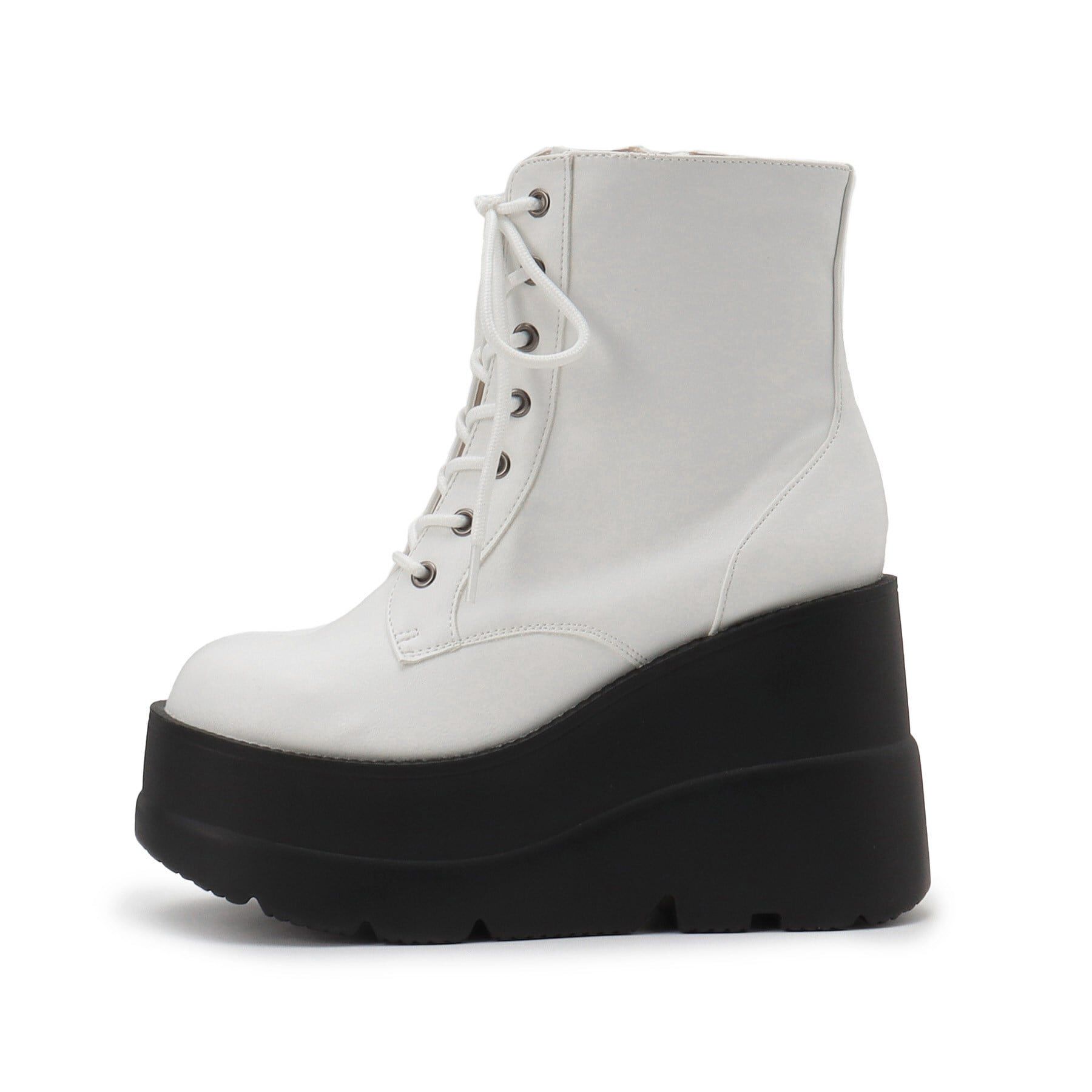 csT&P「厚底レースアップブーツ」|ショートブーツ|