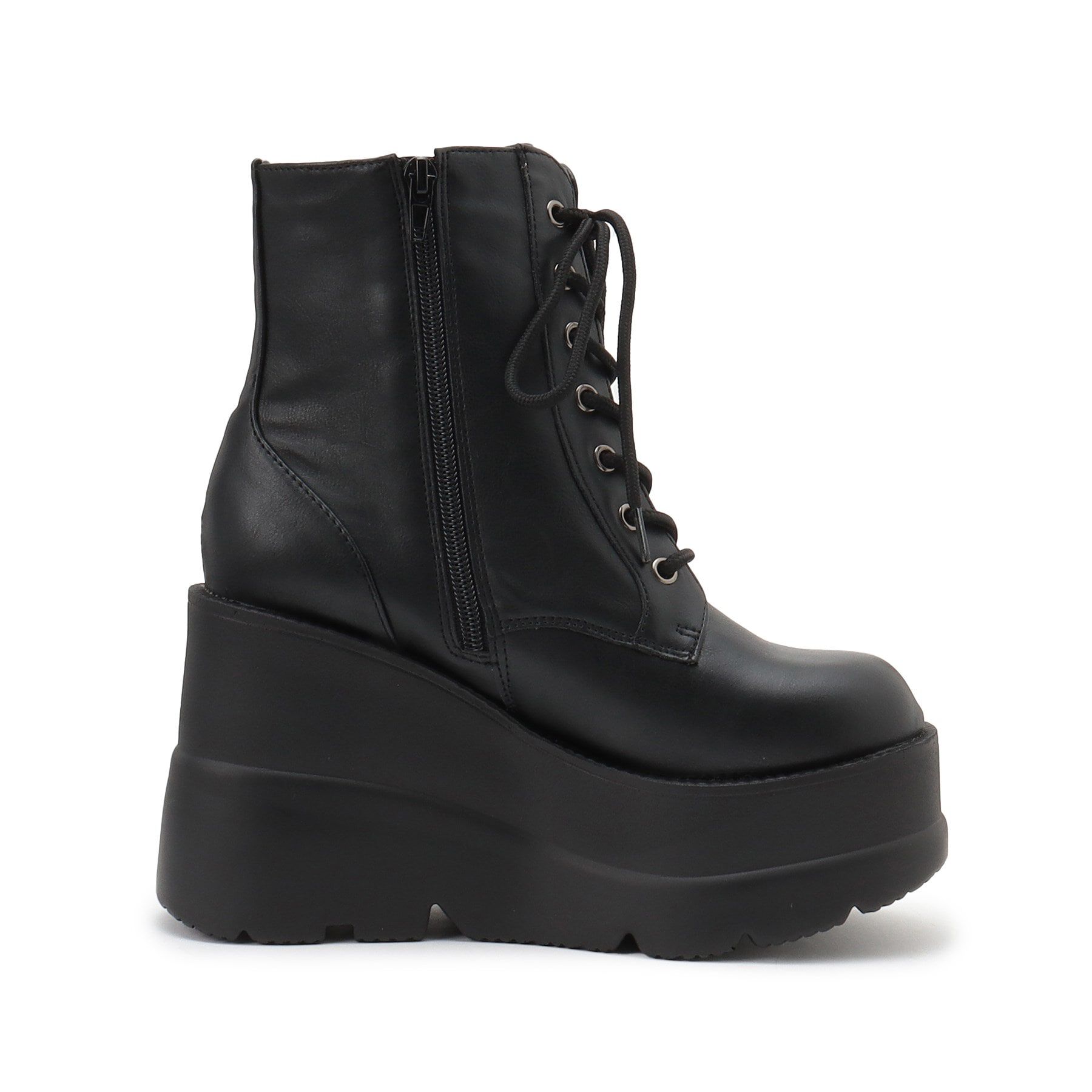 csT&P「厚底レースアップブーツ」|ショートブーツ|