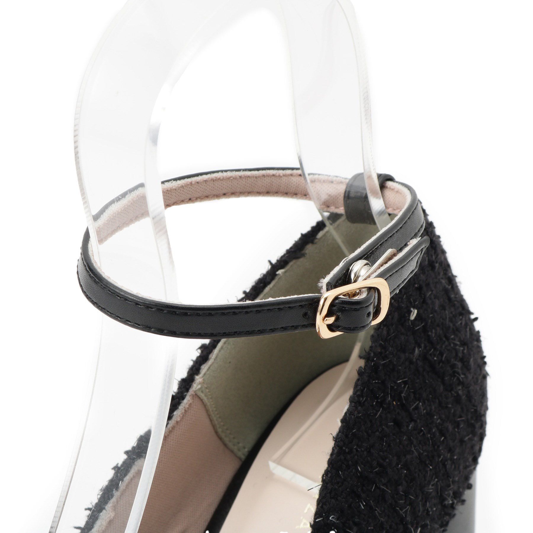 ESPERANZA「スクエアトゥダブルストラップ厚底パンプス 結婚式二次会 パーティー 25SS」|パンプス|