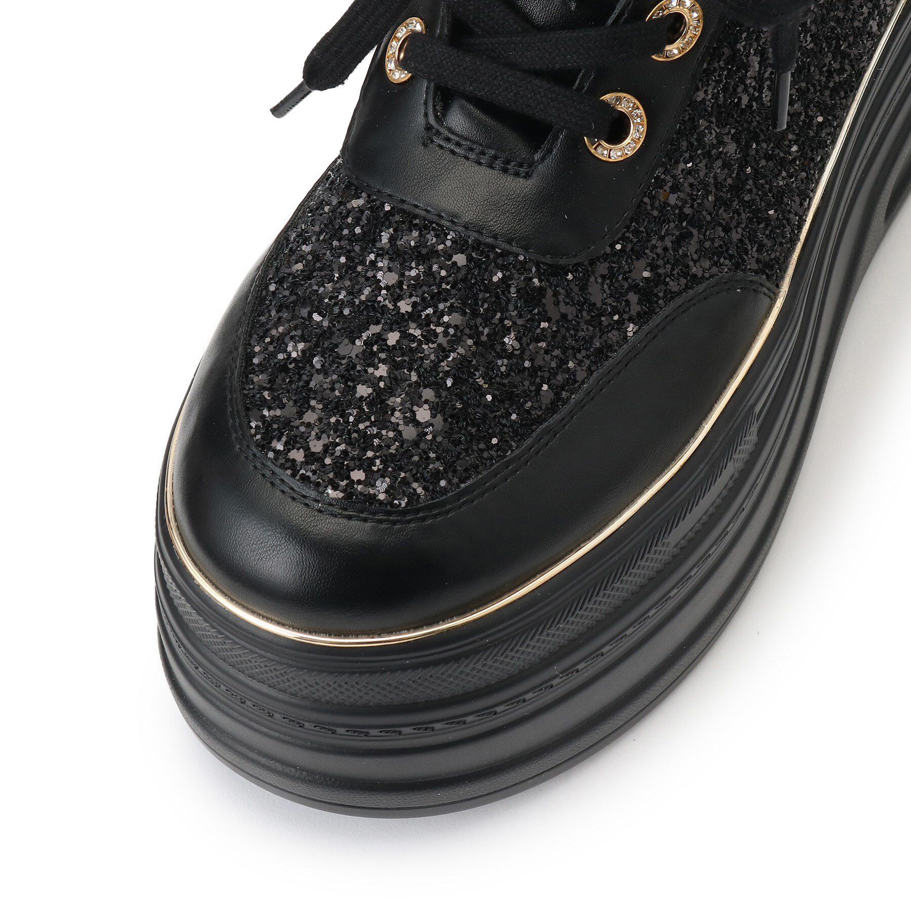 ESPERANZA「ゴールドライン厚底フラットスニーカー」|スニーカー|