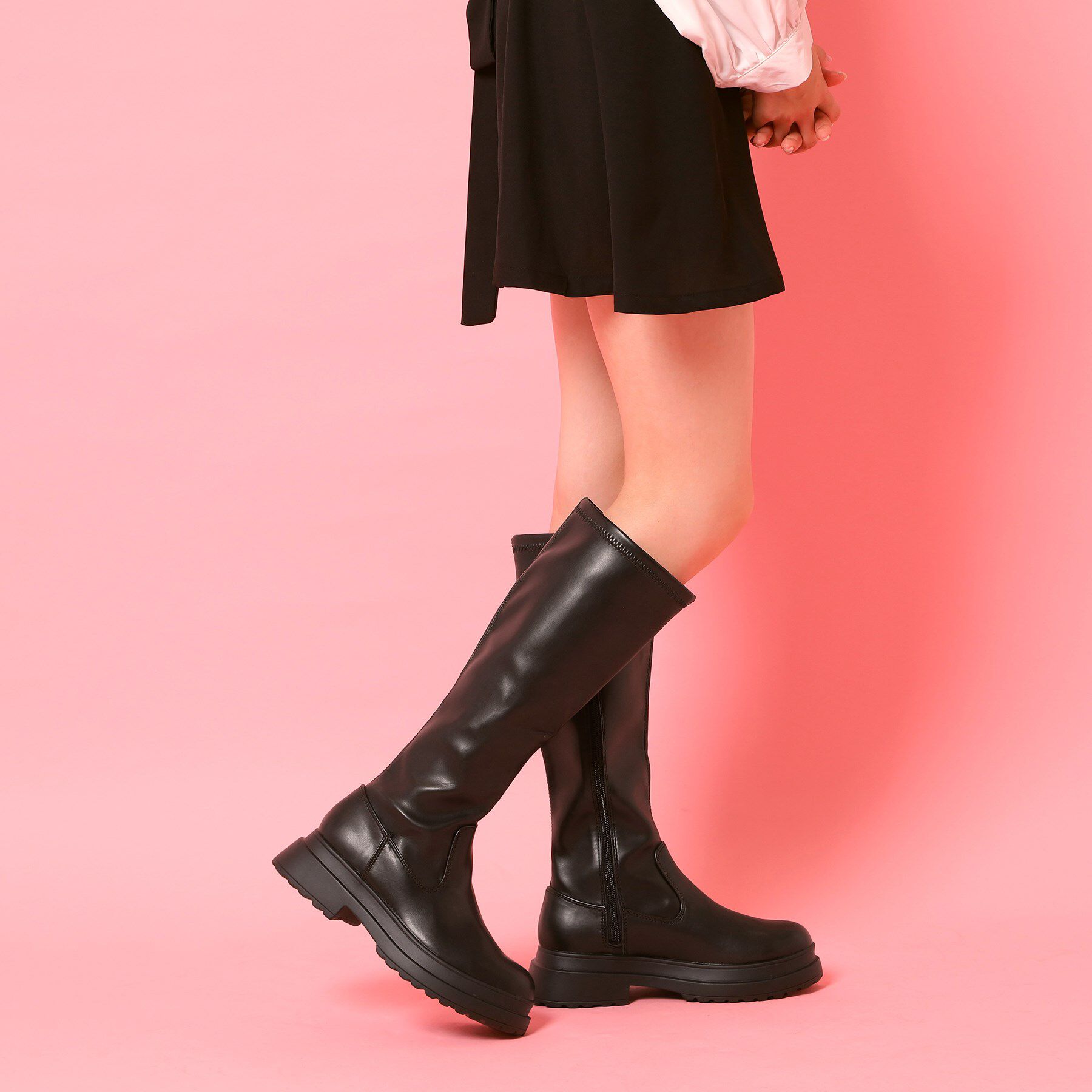 csT&P「トラックソールロングブーツ」|ショートブーツ|