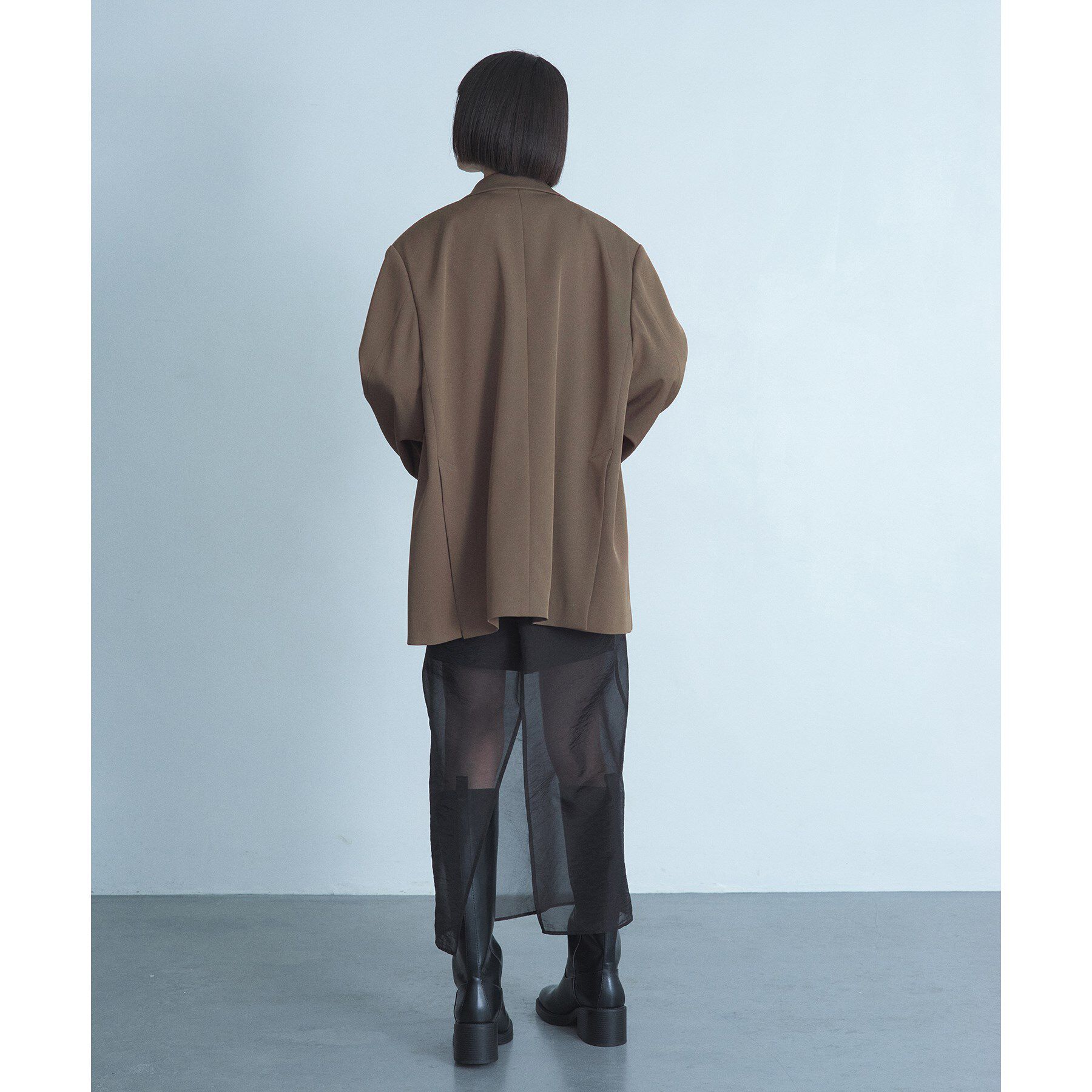 CODE A「reversible sheer skirt」|スカート|