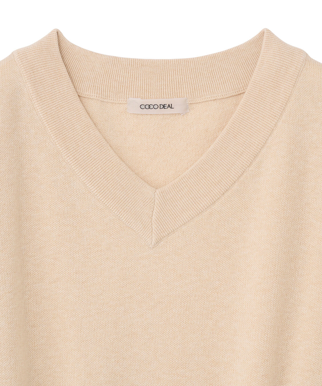 COCO DEAL「ドロストVネックニット」|ニット・セーター|
