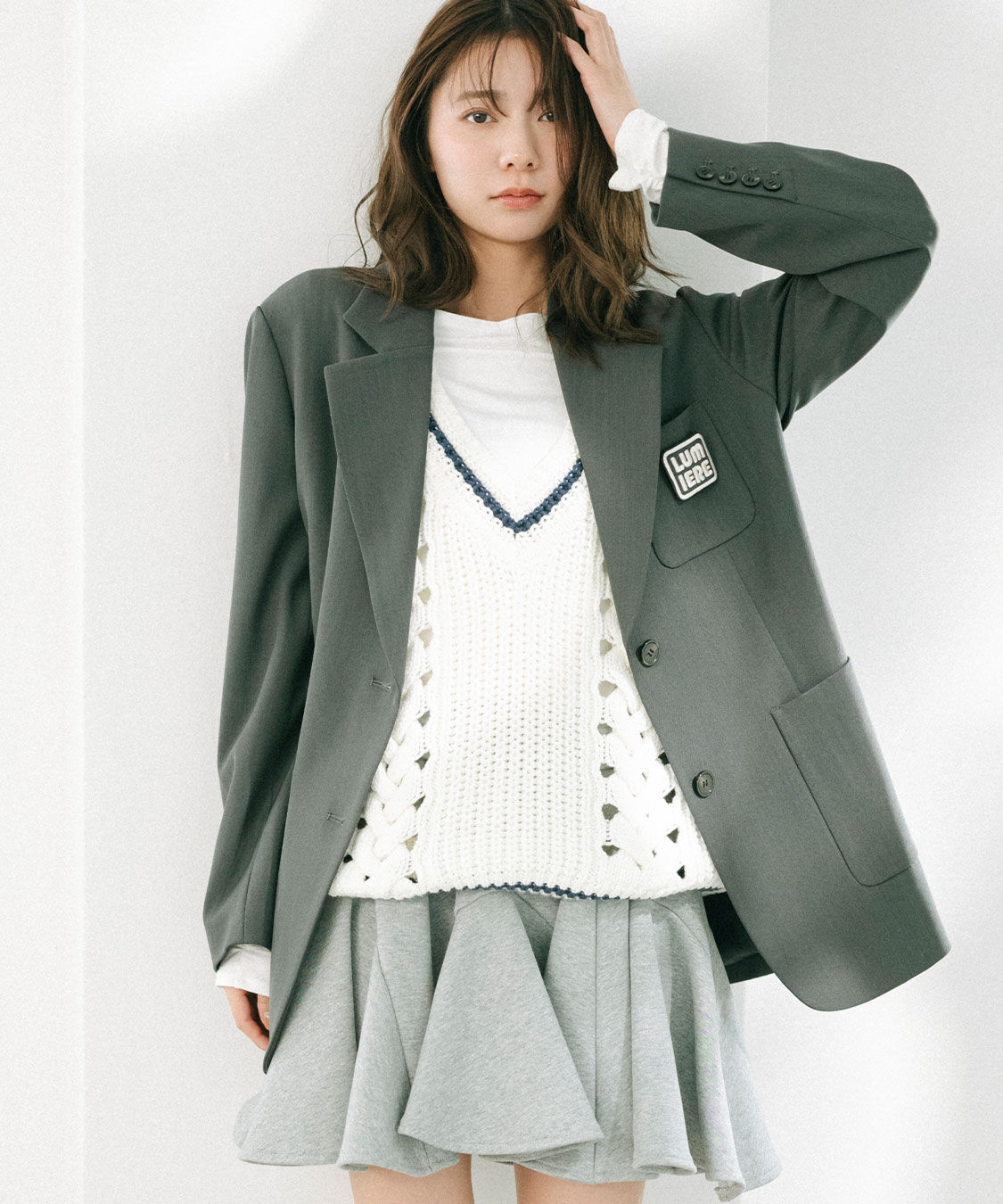 COCO DEAL「チルデンニットベスト」|ニット・セーター|