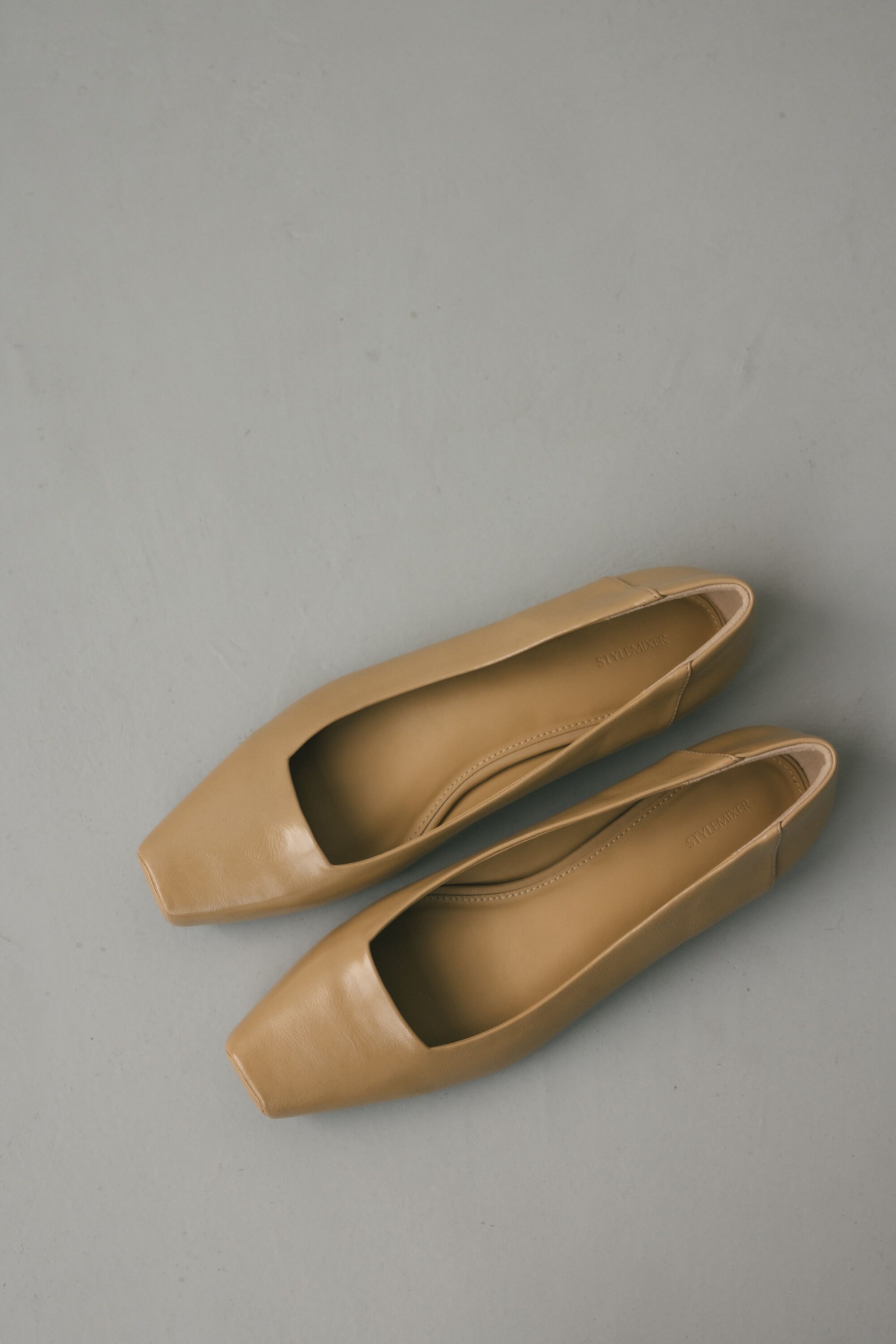 STYLEMIXER「スクエアフラットシューズ」|パンプス|