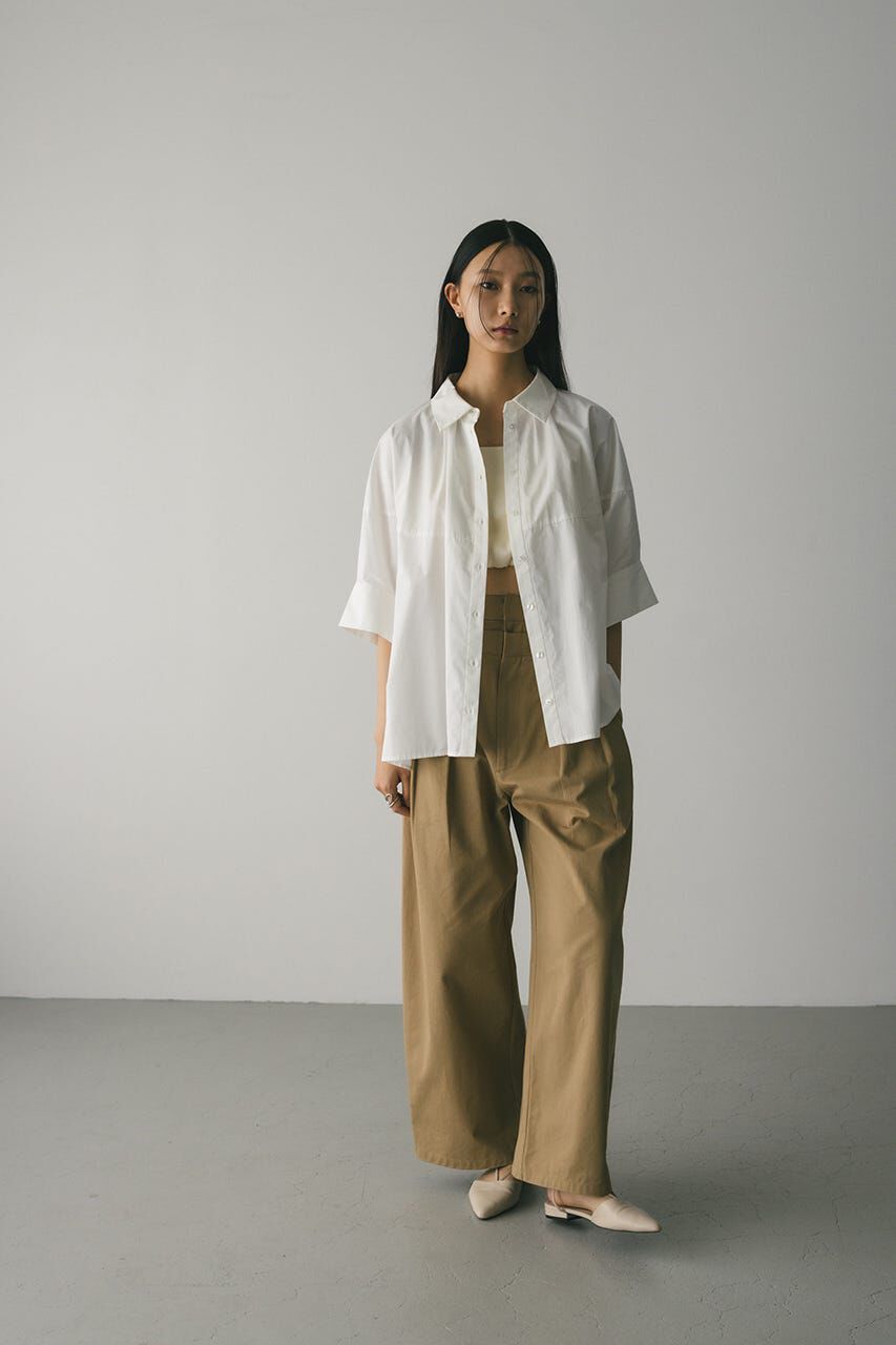 STYLEMIXER「フォルムテントラインシャツ」|シャツ・ブラウス|