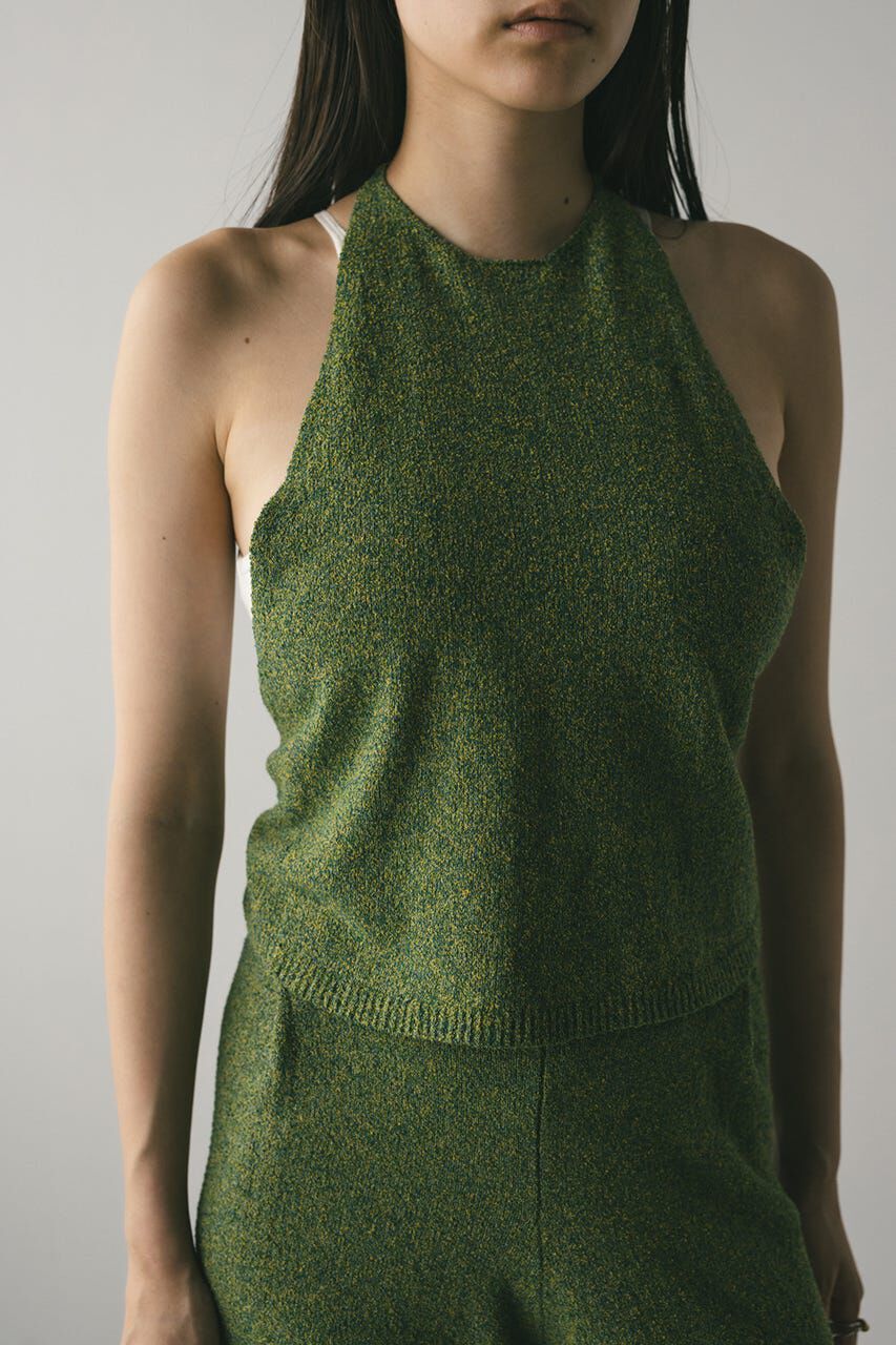 STYLEMIXER「ホルターパイルニットトップ」|キャミソール|