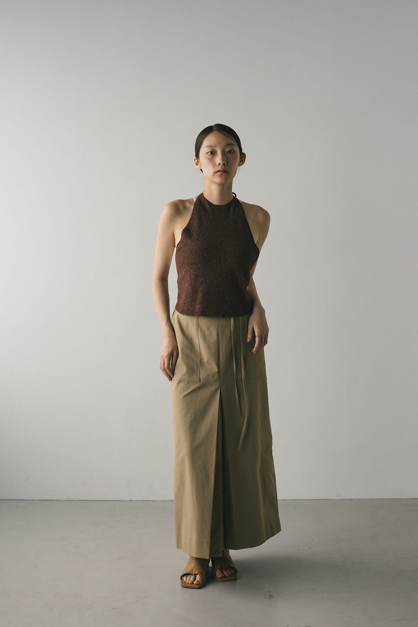 STYLEMIXER「ホルターパイルニットトップ」|キャミソール|