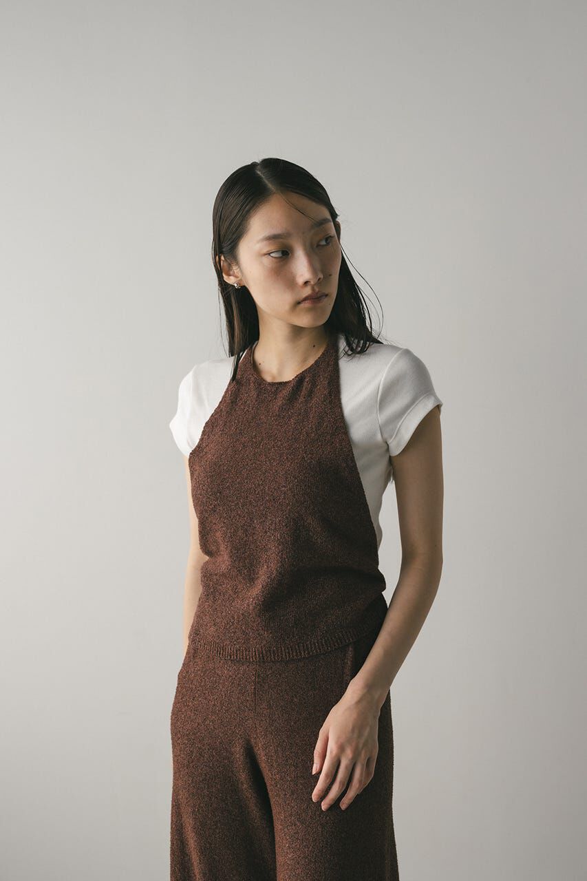 STYLEMIXER「ホルターパイルニットトップ」|キャミソール|