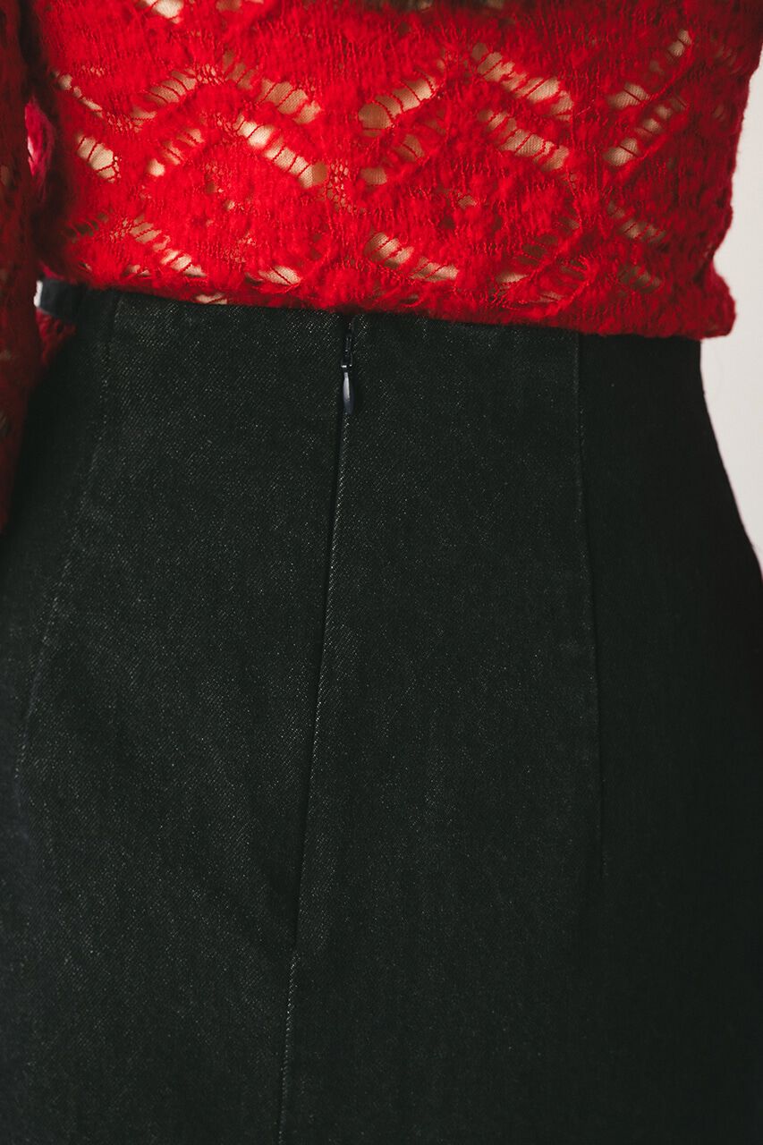 STYLEMIXER「スランティングストリングデニムスカート」|スカート|