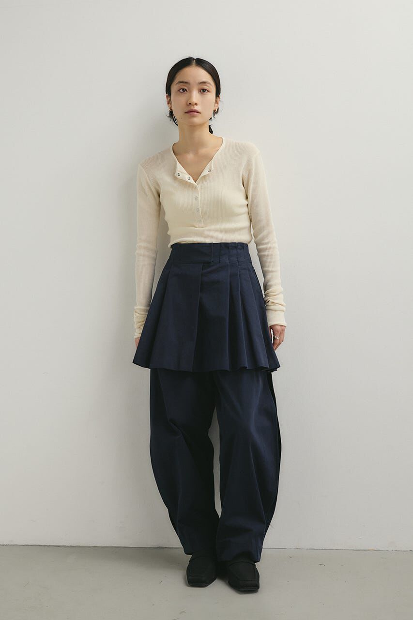 STYLEMIXER「ヘンリーネックシアーニット」|ニット・セーター|