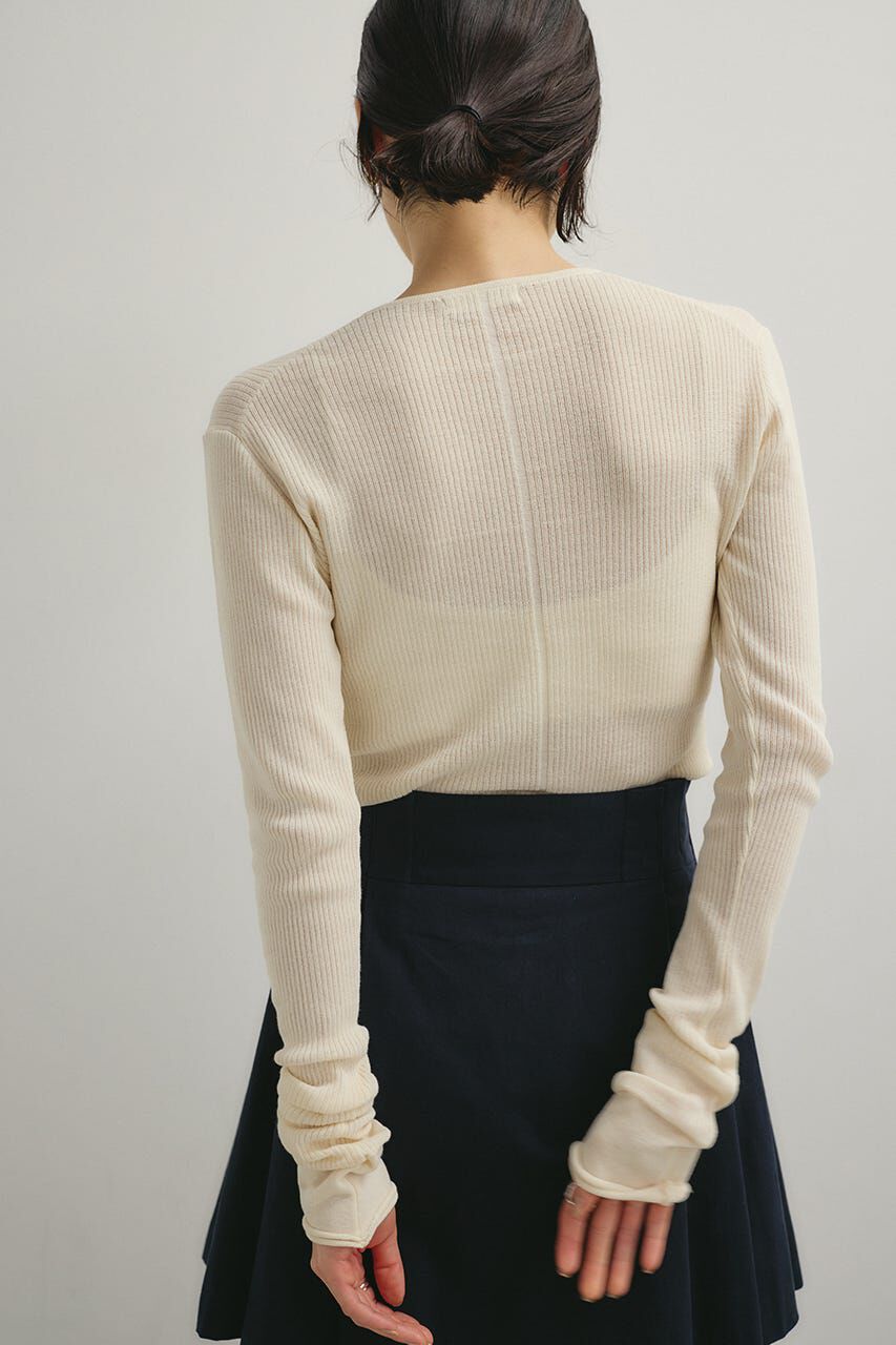 STYLEMIXER「ヘンリーネックシアーニット」|ニット・セーター|