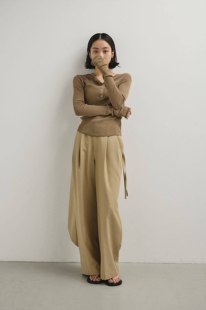 STYLEMIXER「ヘンリーネックシアーニット」|ニット・セーター|