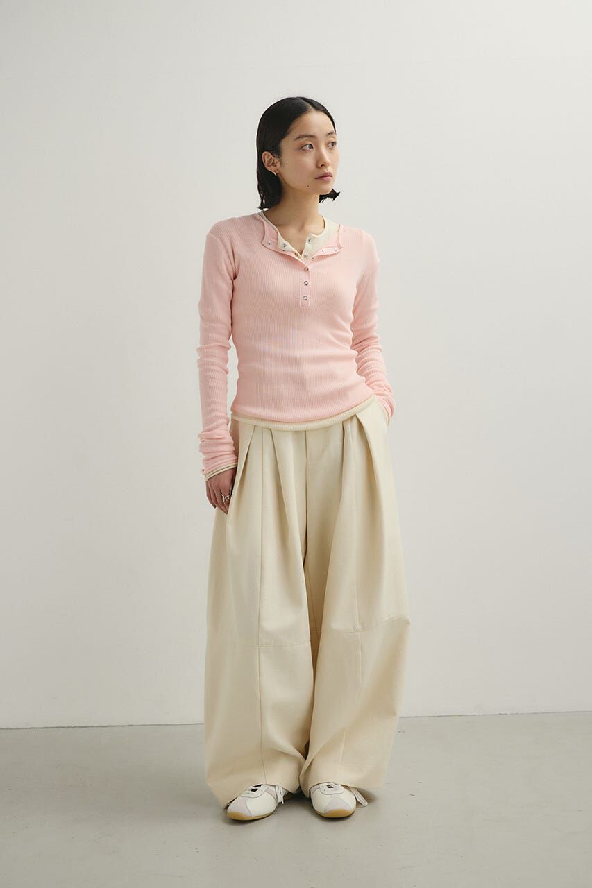 STYLEMIXER「ヘンリーネックシアーニット」|ニット・セーター|