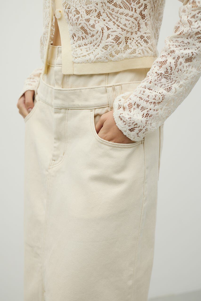 STYLEMIXER「ダブルウエストデニムスカート」|スカート|