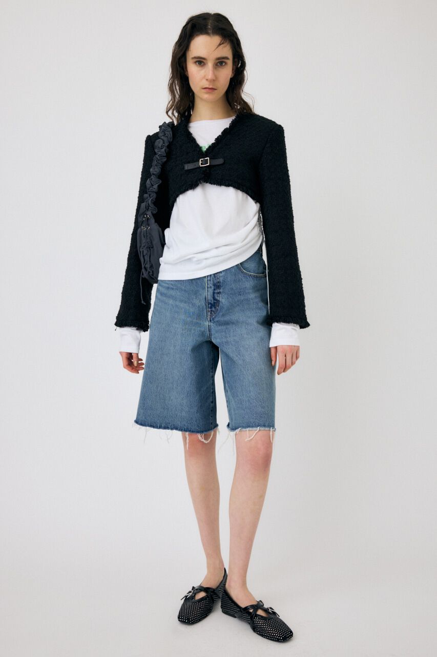 MOUSSY「BELTED TWEED ボレロ」|その他|