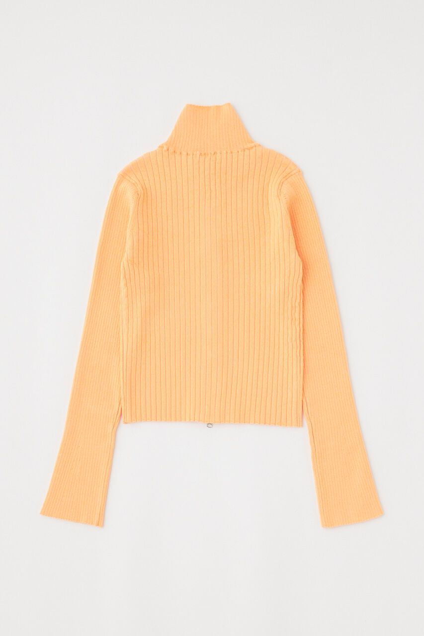 MOUSSY「ZIP UP LS KNIT シャツ」|ニット・セーター|