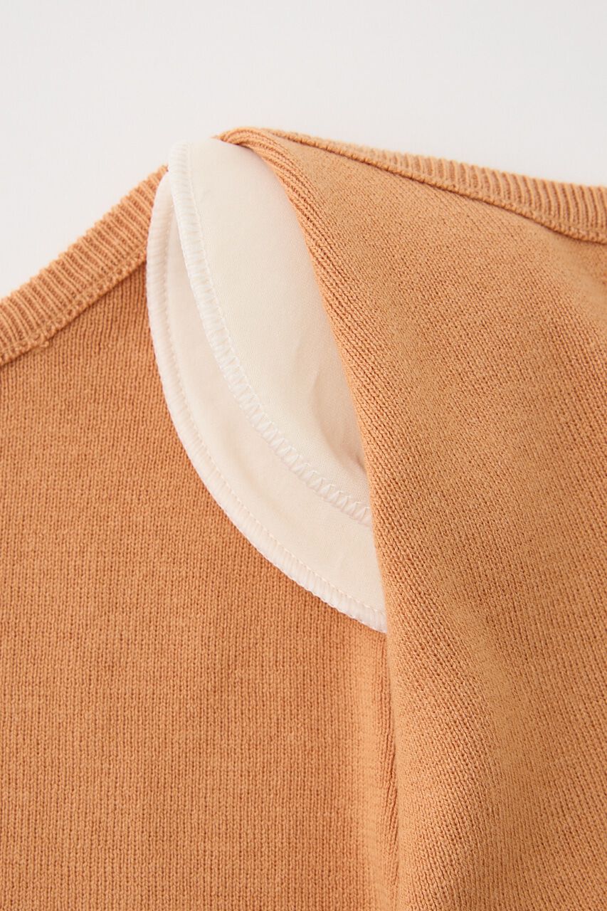 MOUSSY「斜めボタンニットトップス　」|ニット・セーター|