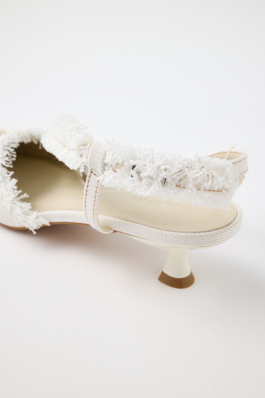 MOUSSY「REMAKE DENIM POINTY HEEL パンプス」|スリッポン|