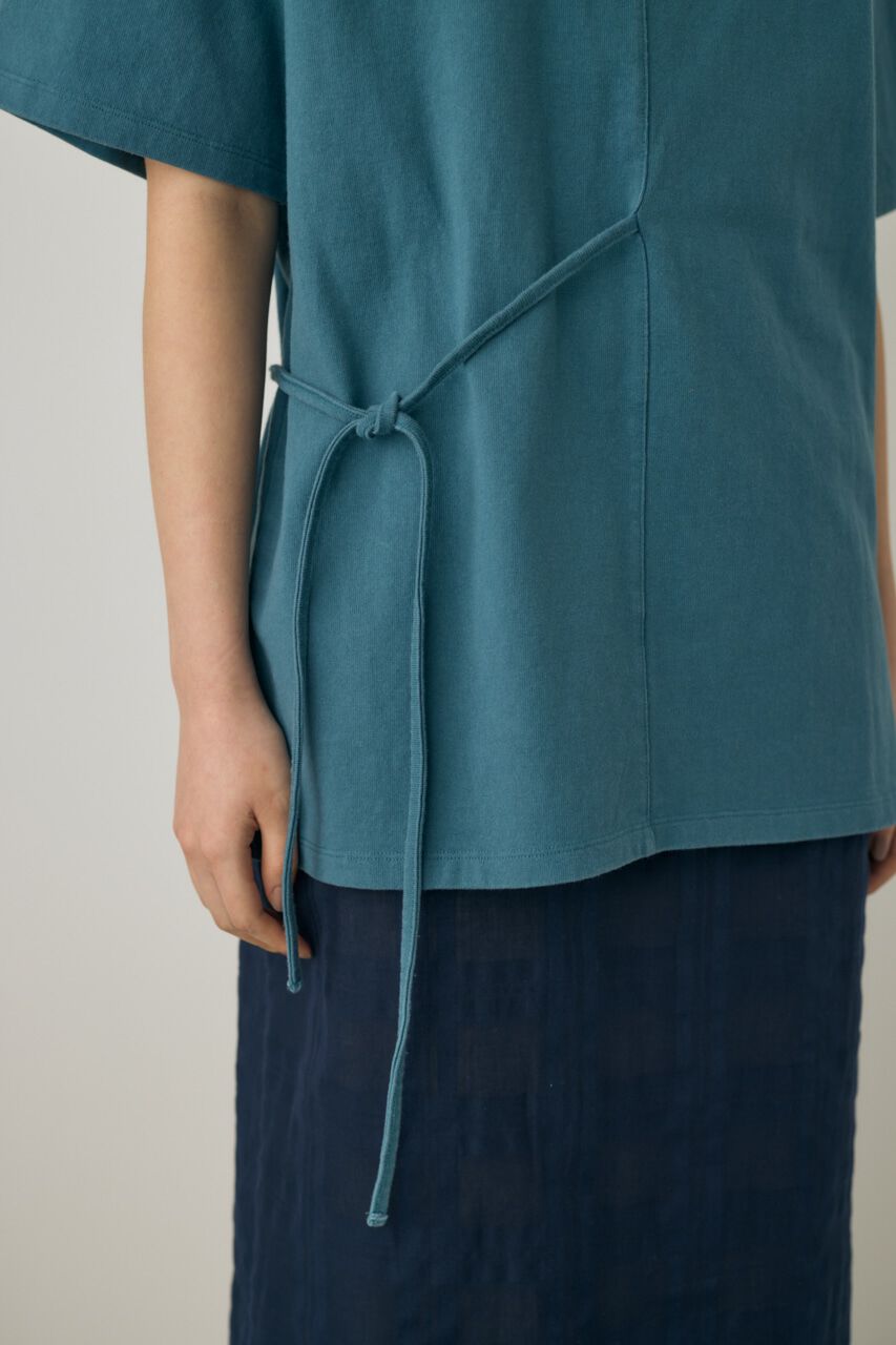 MOUSSY「ウエストタイTシャツ　オーガニックコットン使用」|Tシャツ・カットソー|