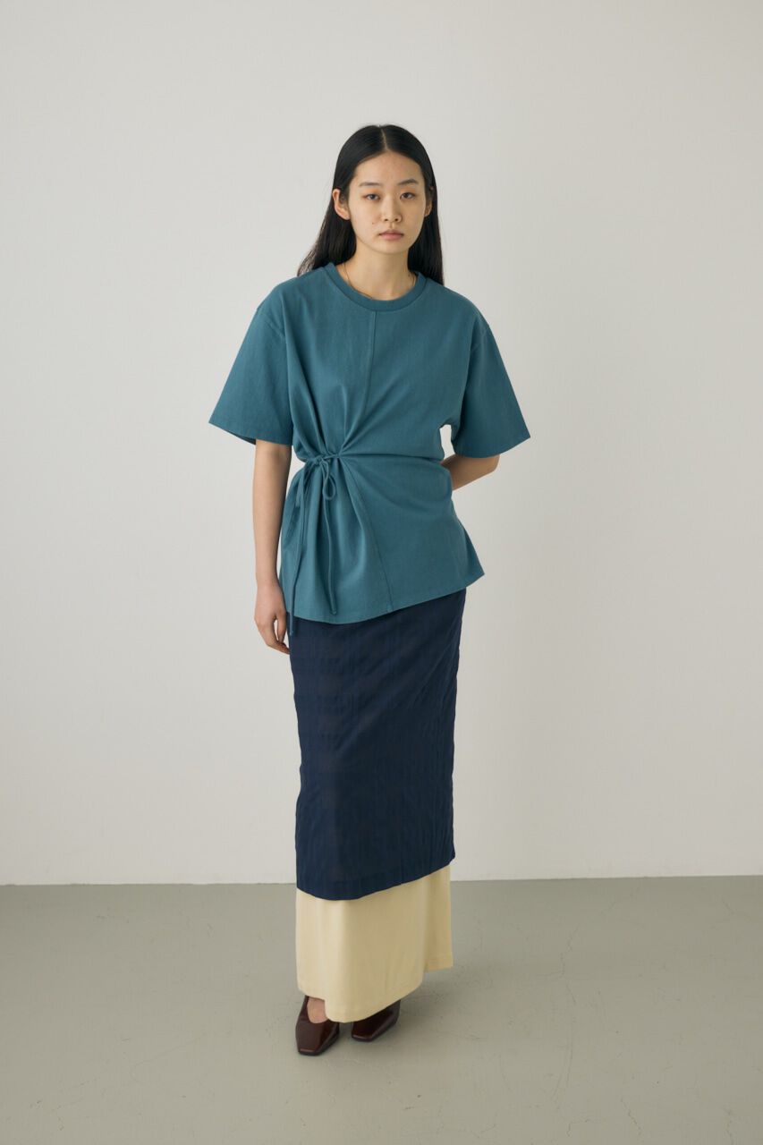 MOUSSY「ウエストタイTシャツ　オーガニックコットン使用」|Tシャツ・カットソー|