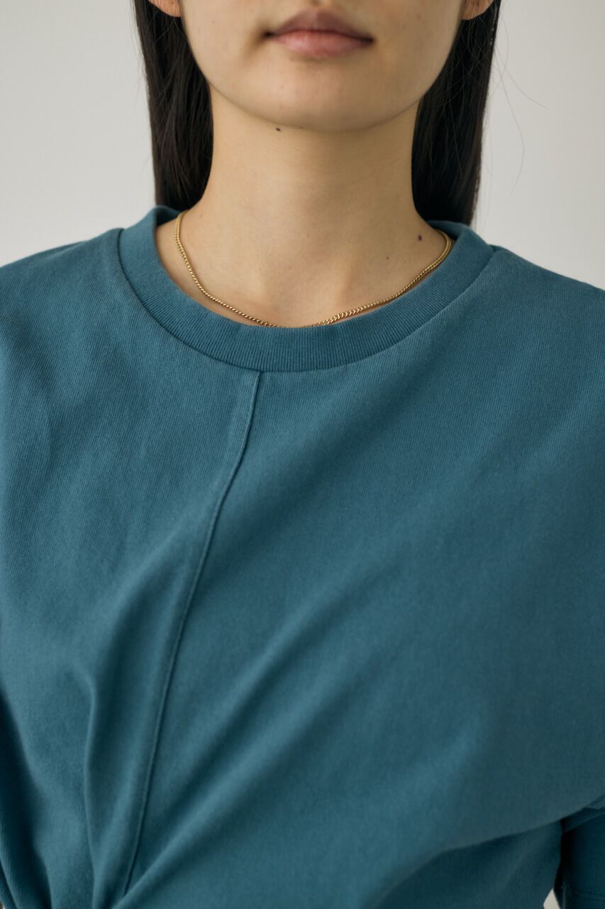 MOUSSY「ウエストタイTシャツ　オーガニックコットン使用」|Tシャツ・カットソー|