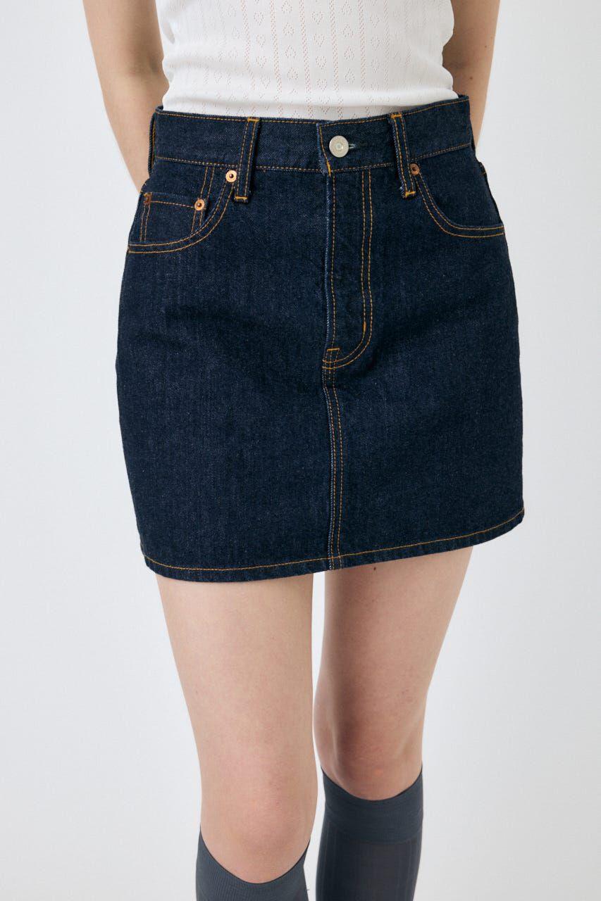 MOUSSY「DENIM MINI スカート」|スカート|One Wash1