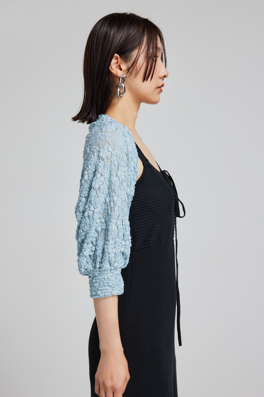 rienda「バンピーレースカーデ」|カーディガン|