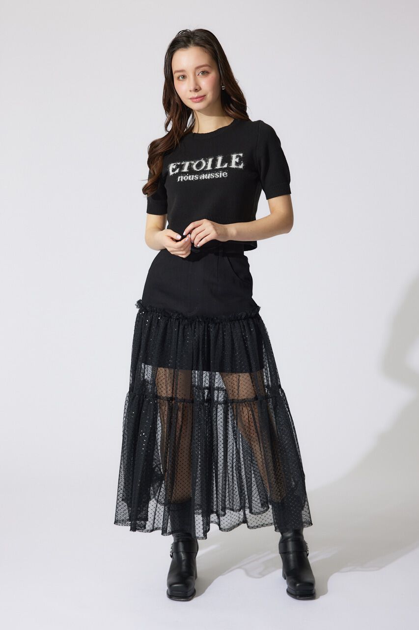 rienda「ETOILEジャガードニットトップス」|ニット・セーター|