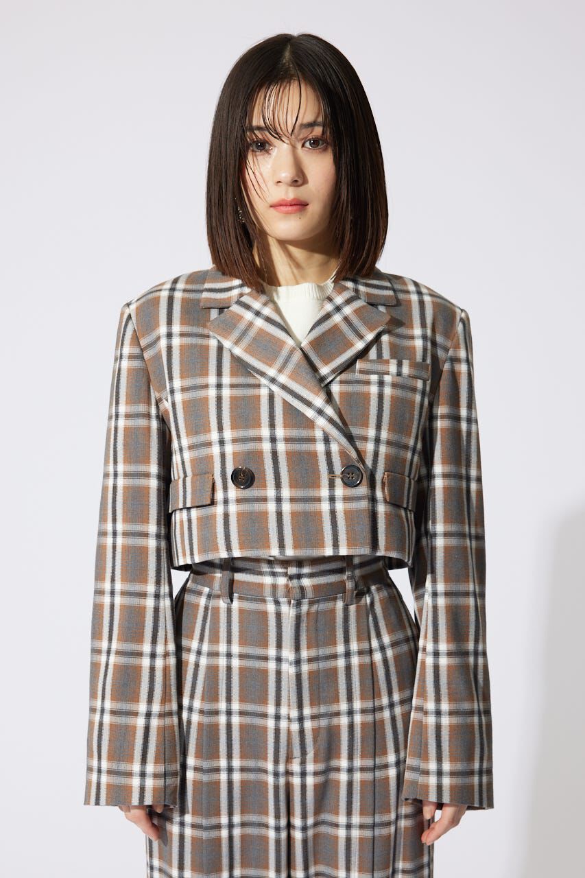 rienda「ダブルテーラードショートジャケット」|その他|