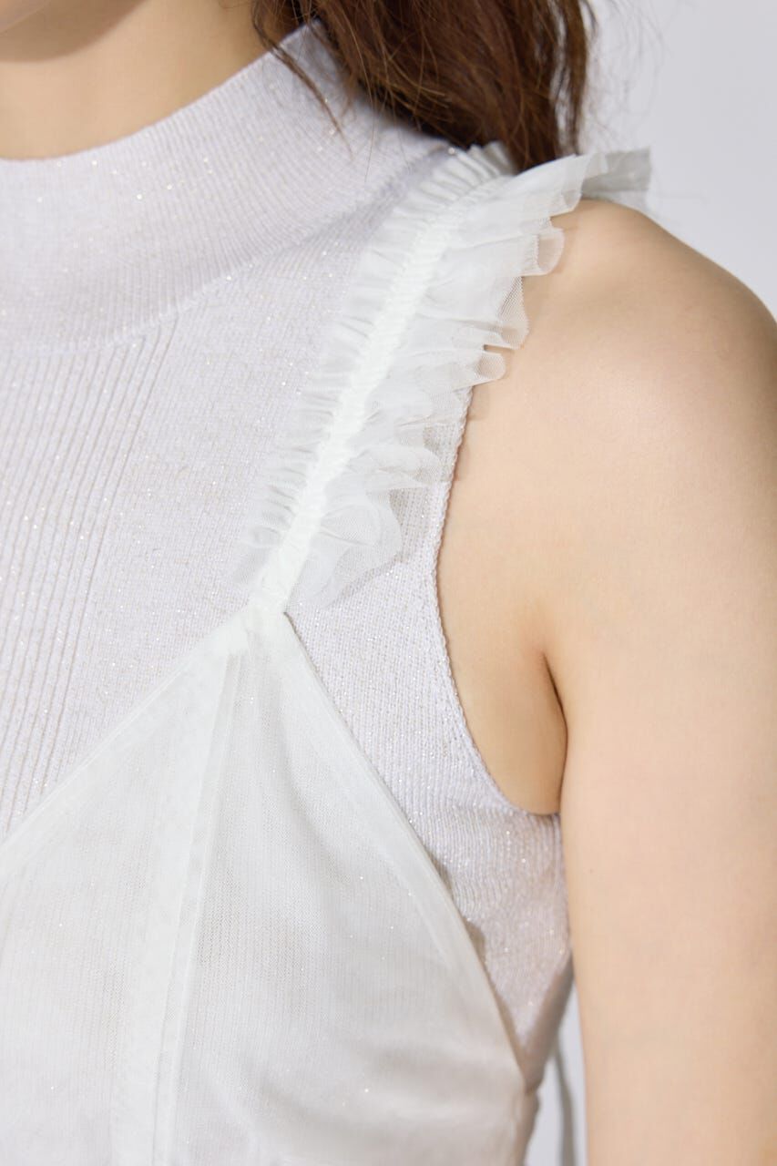 rienda「ボリュームチュールジレ」|シャツ・ブラウス|