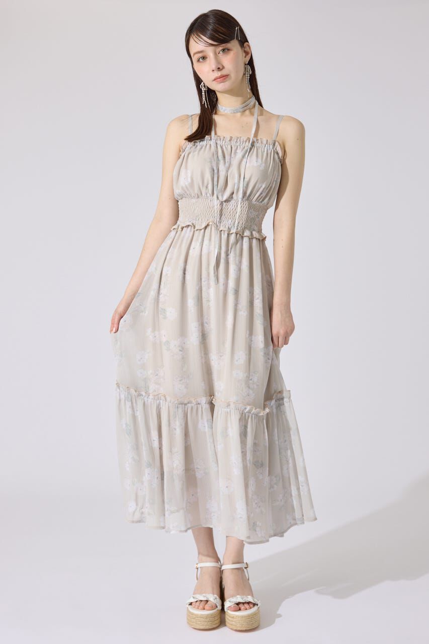 rienda「シャーリングワンピースセット」|ワンピース|