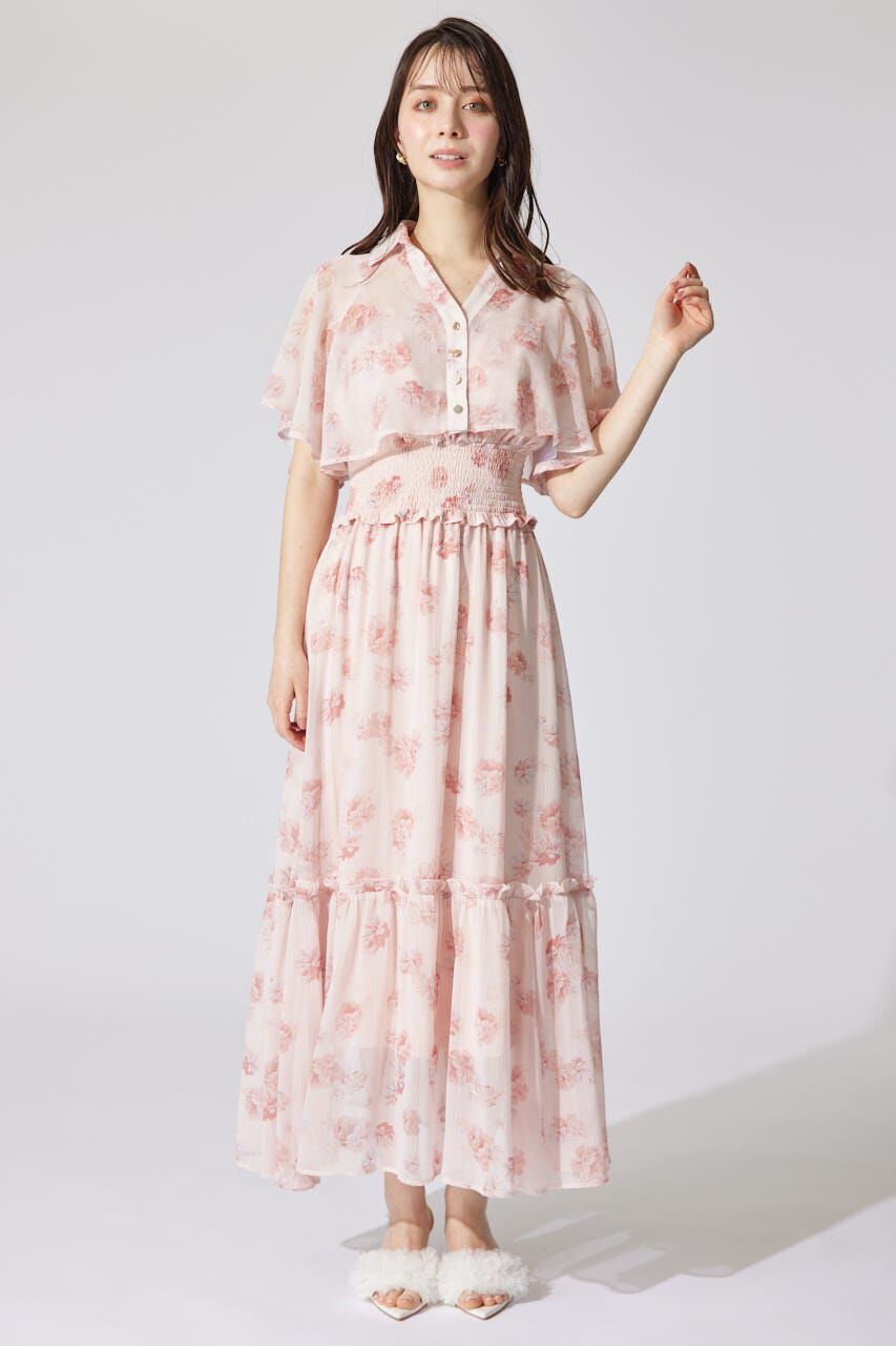 rienda「シャーリングワンピースセット」|ワンピース|