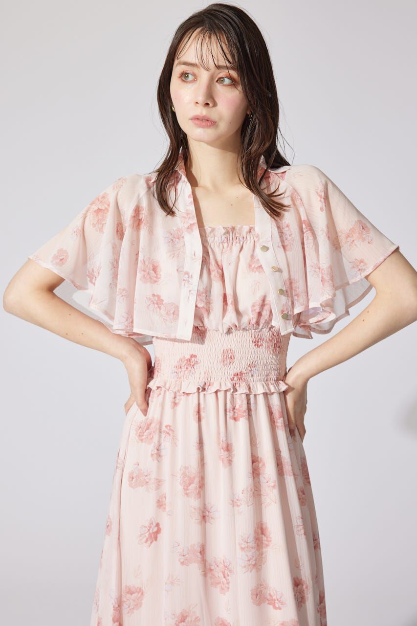 rienda「シャーリングワンピースセット」|ワンピース|